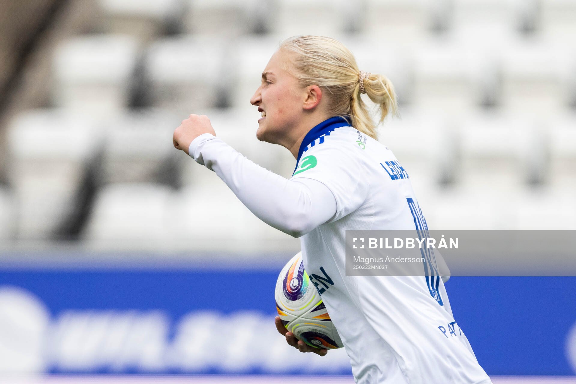 IFK Norrköpings Wilma Leidhammar jublar