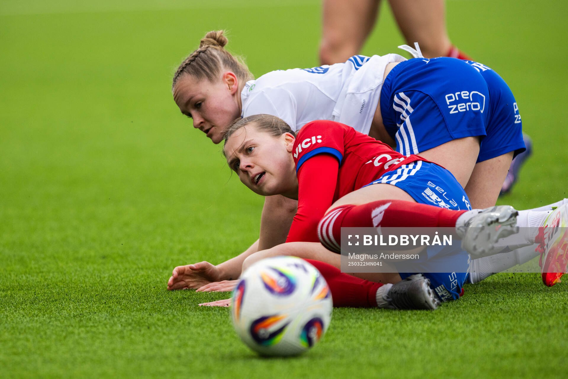 IFK Norrköpings Dana Leskinen och Vittsjös Anna Haddock