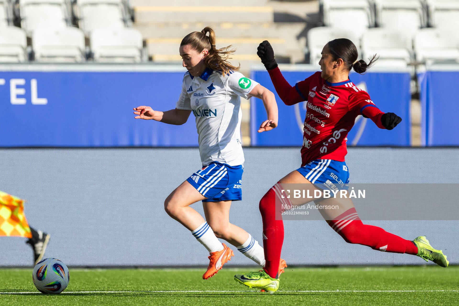 IFK Norrköpings Carrie Jones och Vittsjös Jaida Nyby