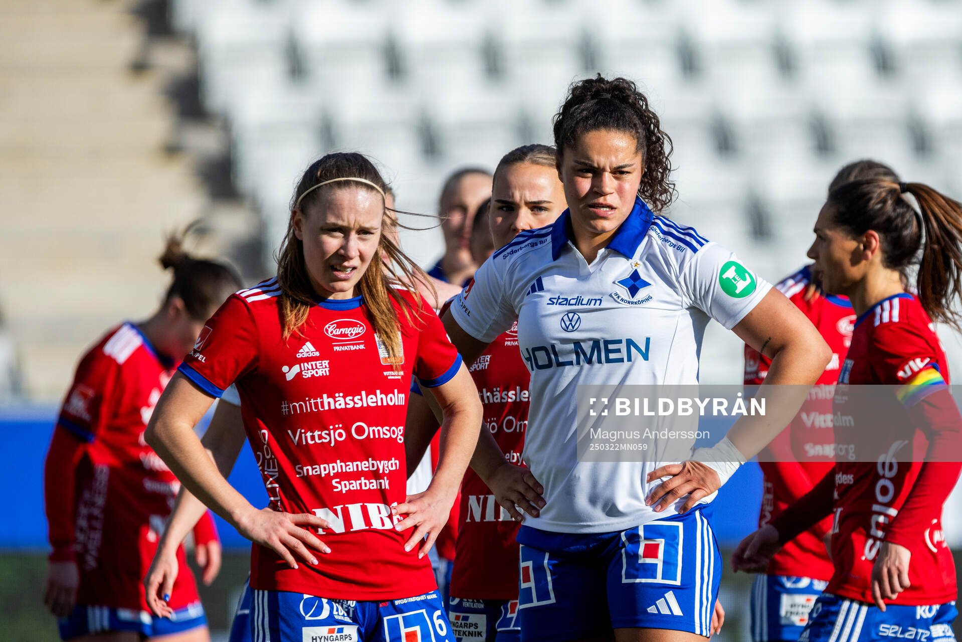 Vittsjös Amanda Altheden och IFK Norrköpings Jada
