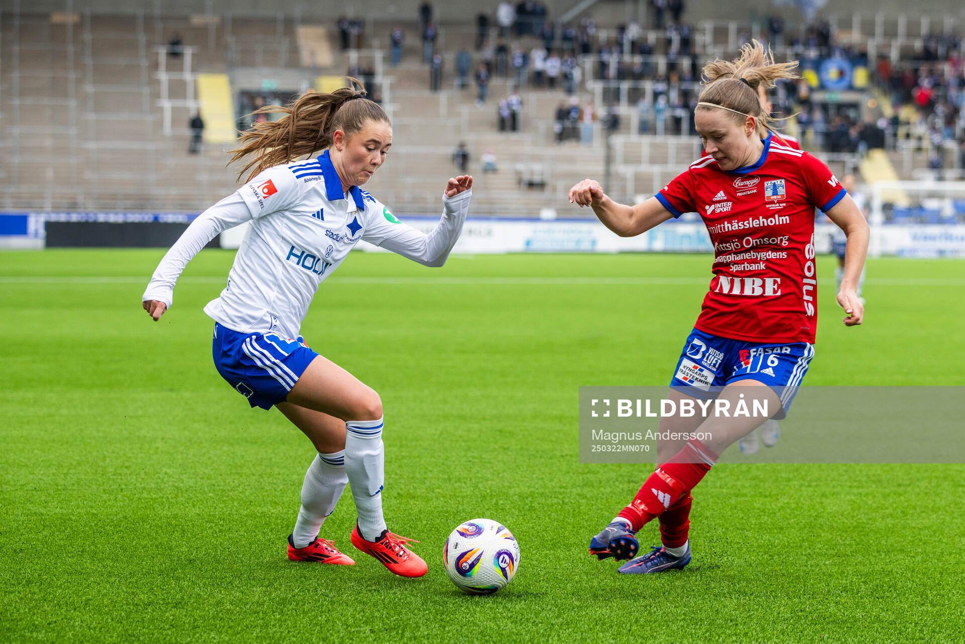 IFK Norrköpings Svea Rehnberg och Vittsjös Amanda Altheden