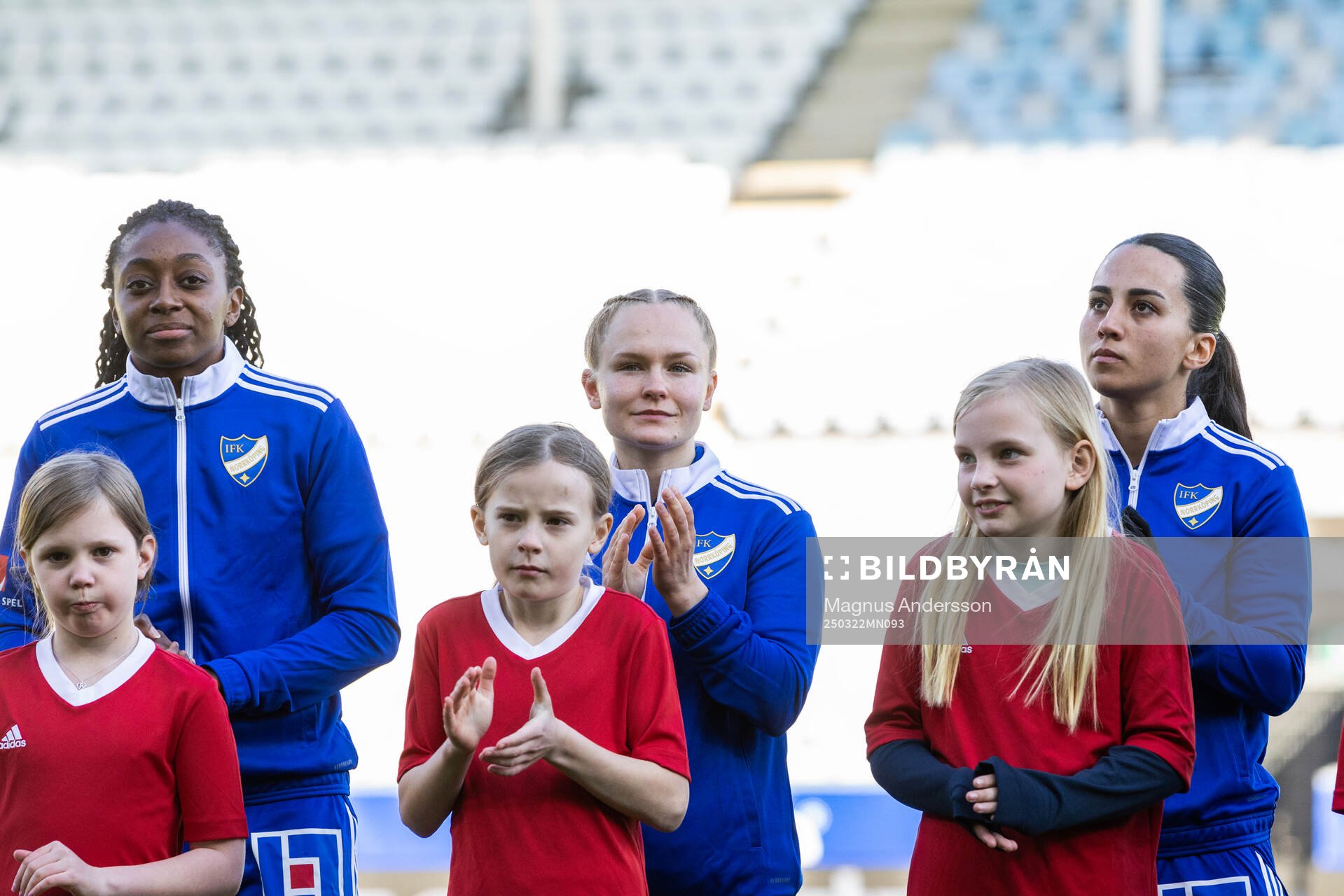 IFK Norrköpings Maya Aliyah Antoine och Dana Leskinen och