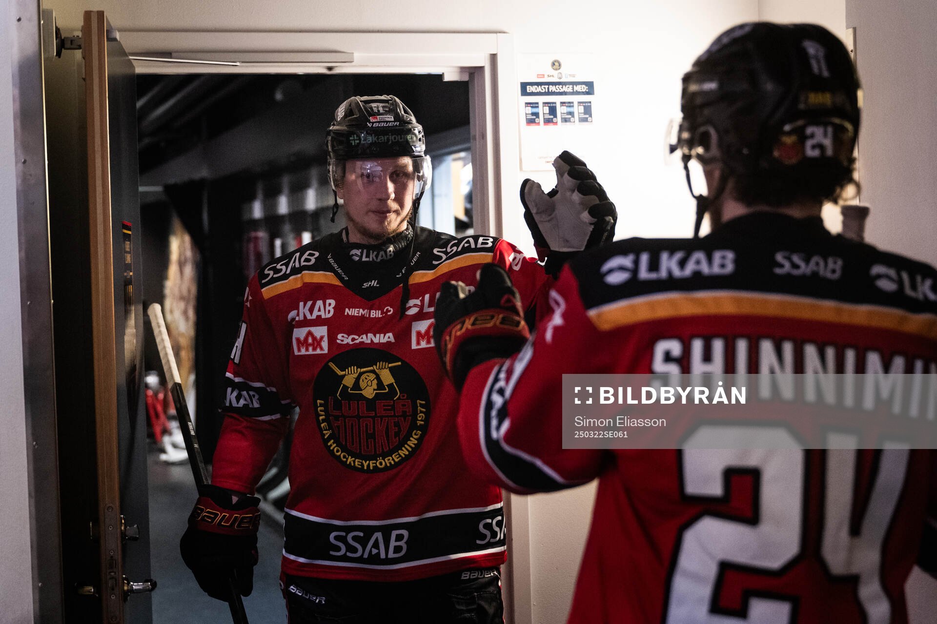 Luleås Jonas Berglund och Brendan Shinnimin
