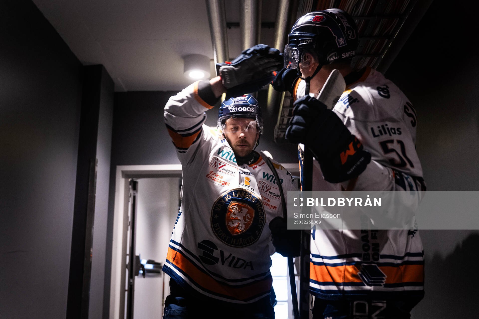 Växjös Brian Cooper och Emil Sylvegård