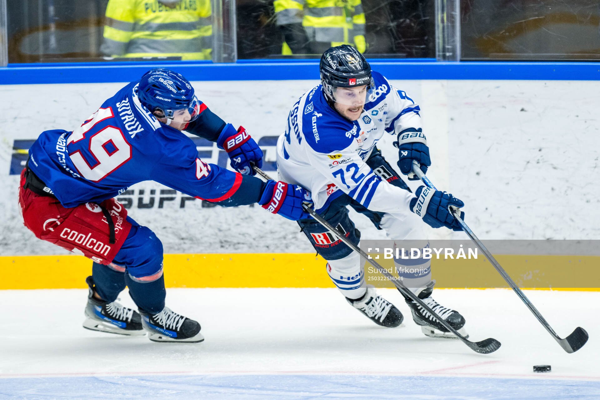 Oskarshamns Michael Joyaux och Karlskogas Viktor Lennartsson