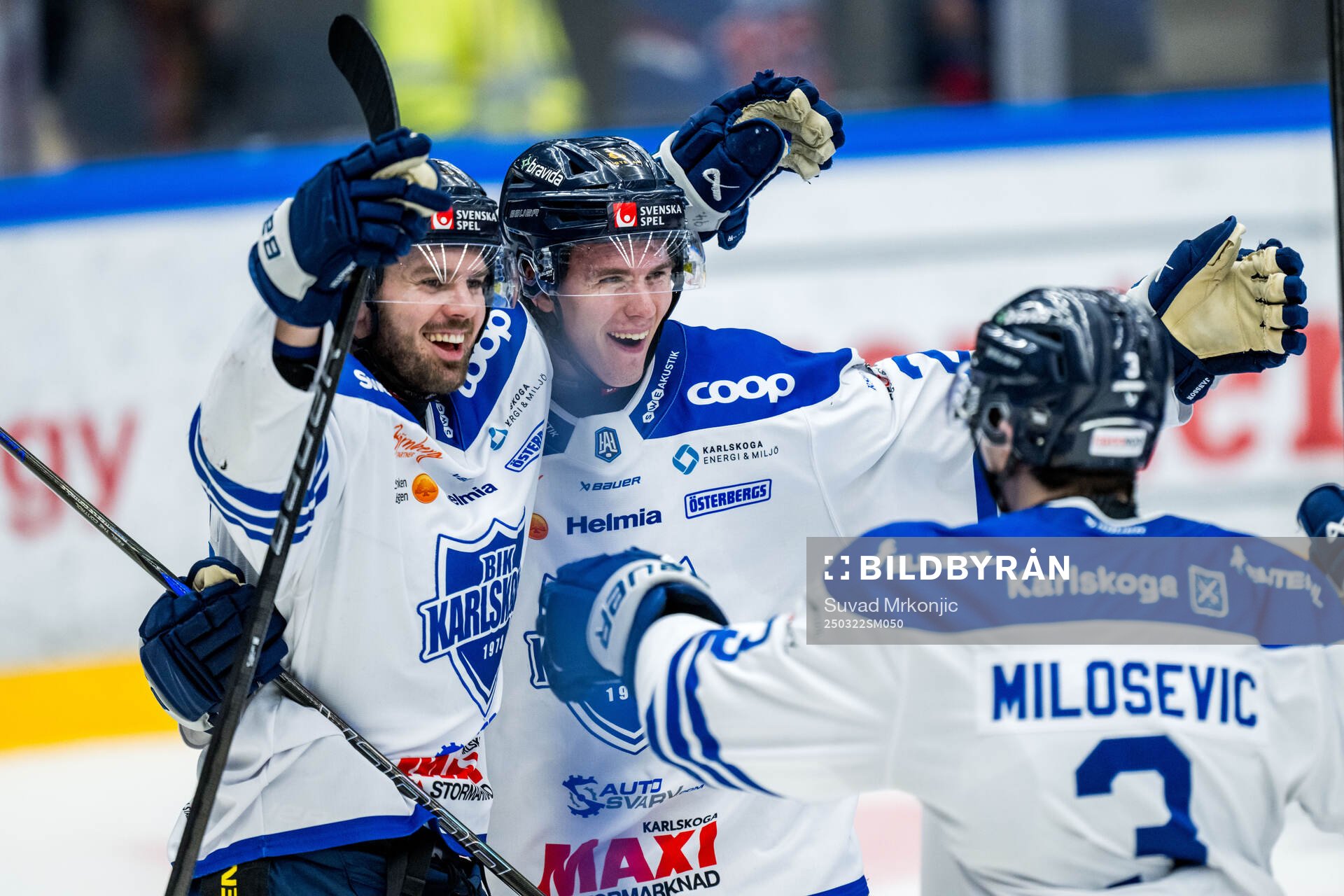 Karlskogas Kalle Jellvert jublar