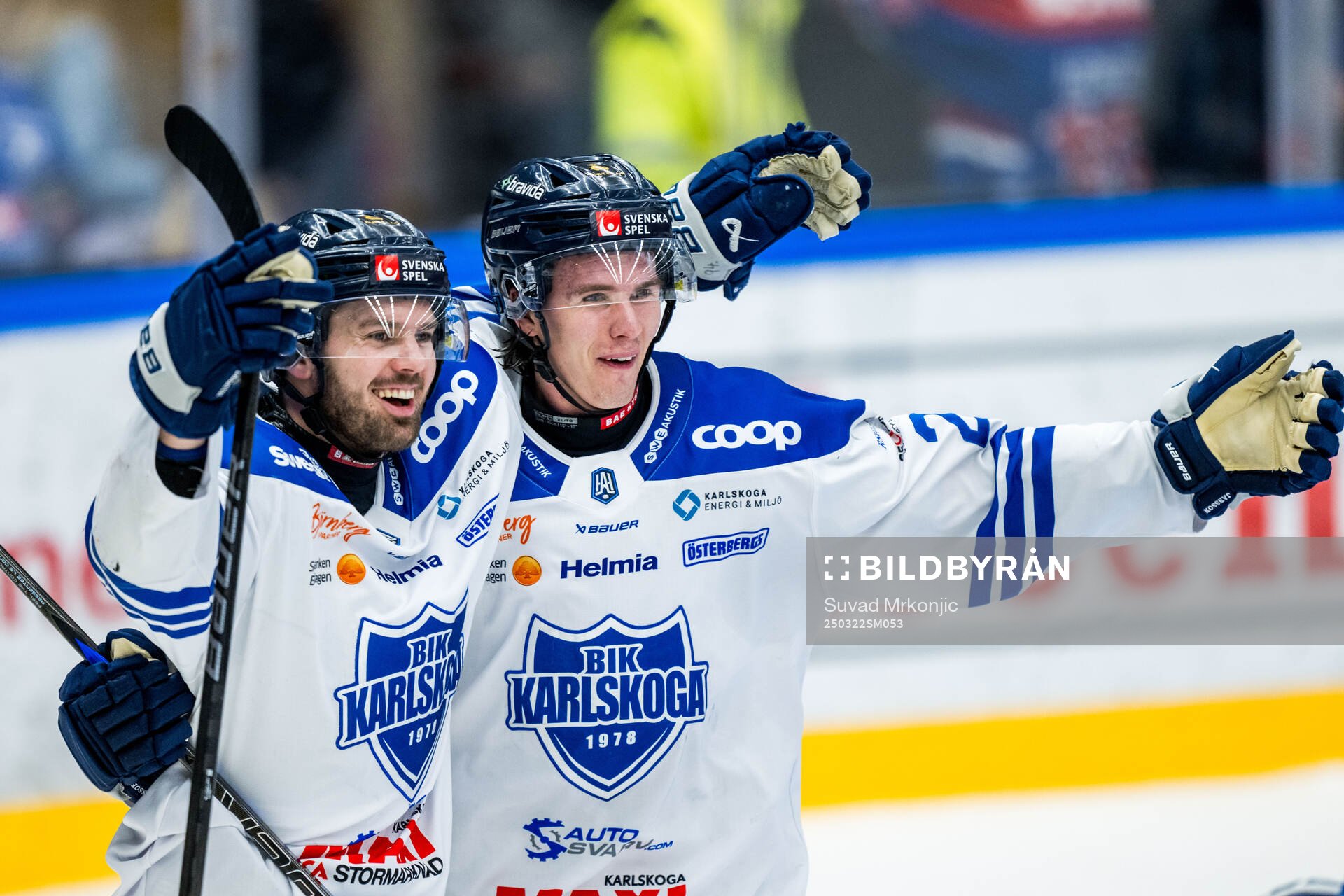 Karlskogas Kalle Jellvert jublar