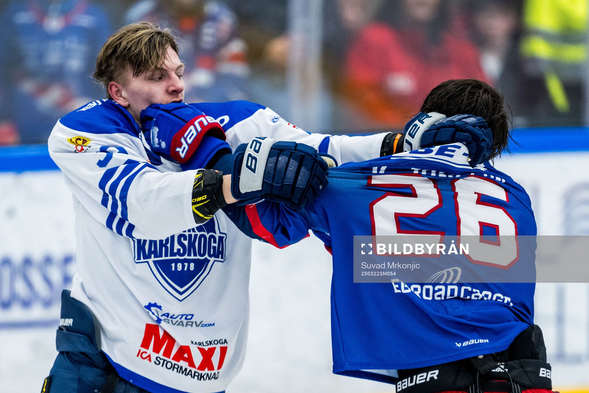 Karlskogas Jack Berglund och Oskarshamns Ville Jonsson