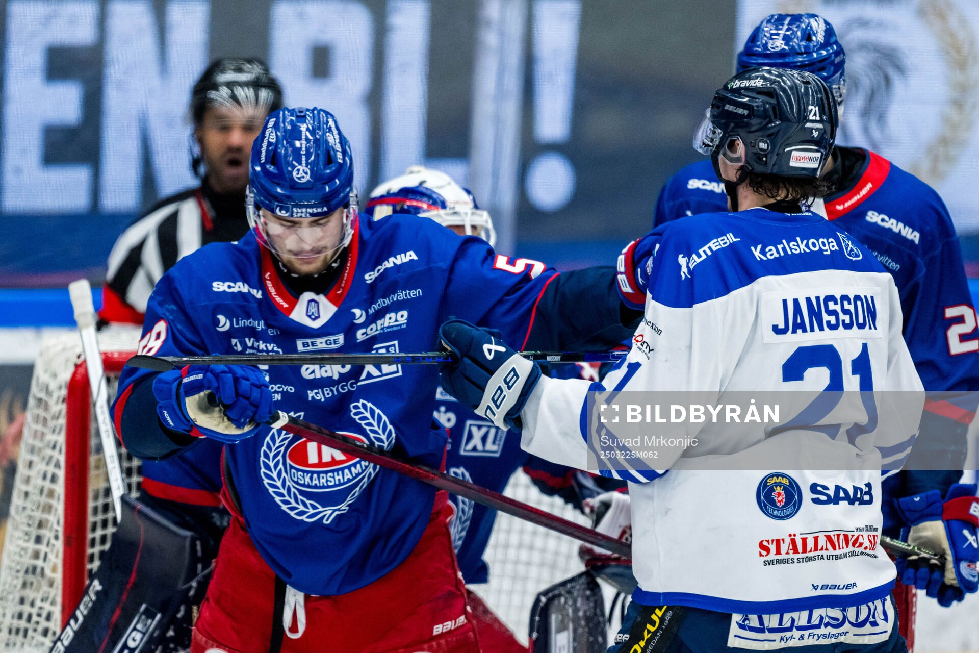 Oskarshamns Hugo Jonasson och Karlskogas Christoffer Jansson