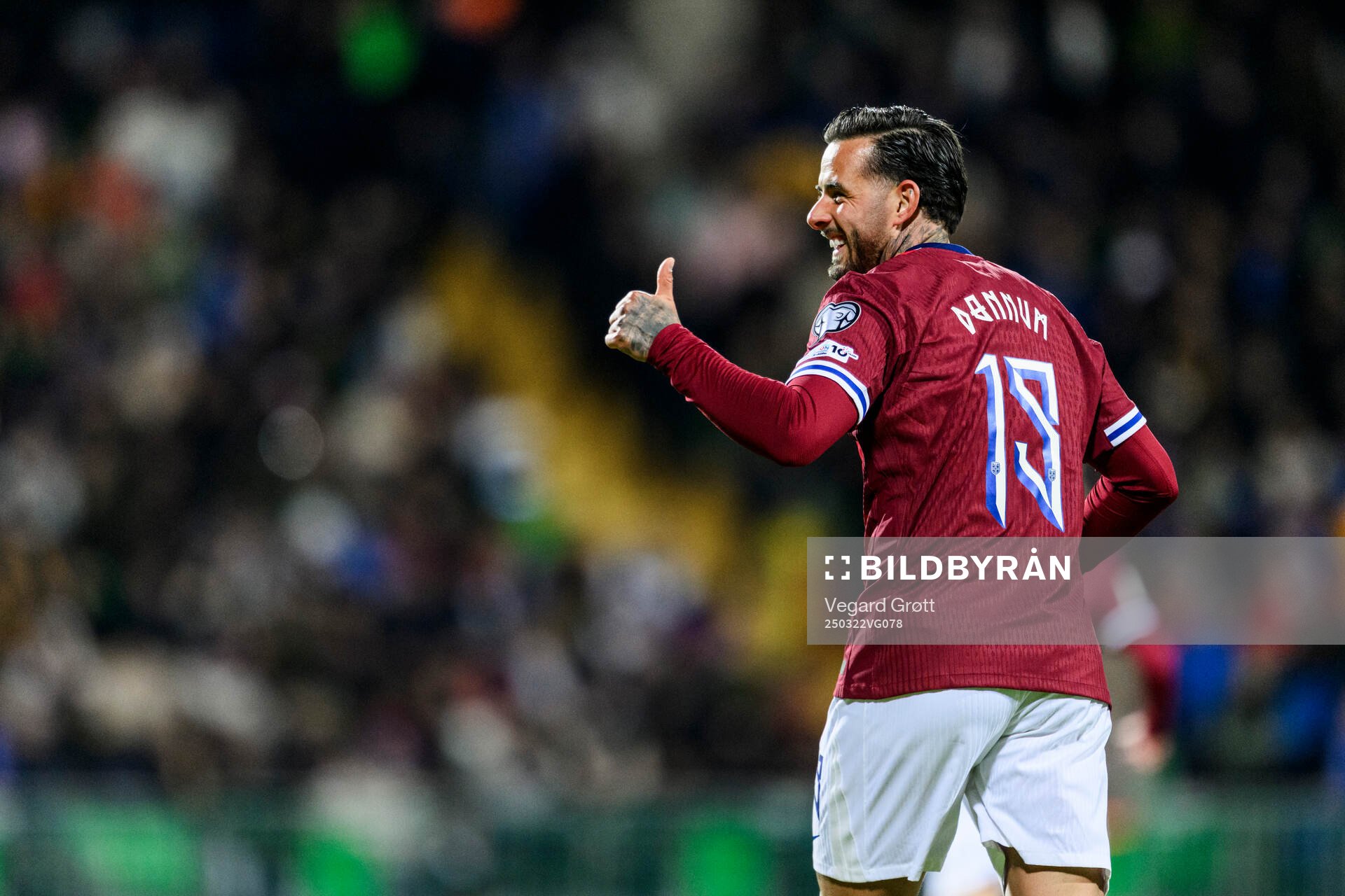 Aron Dønnum of Norway celebrates