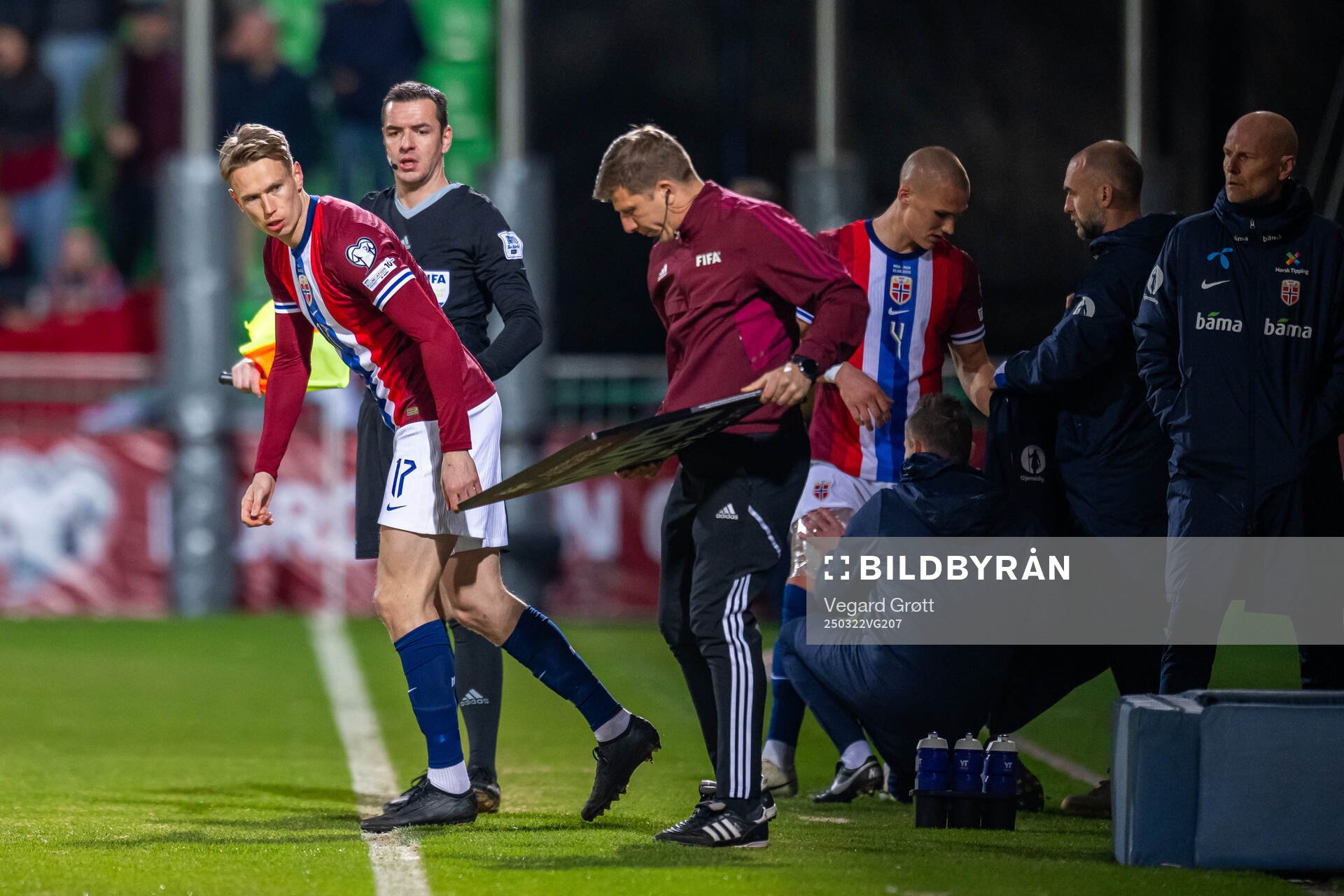 Torbjørn Lysaker Heggem is substituted with Leo Østigård