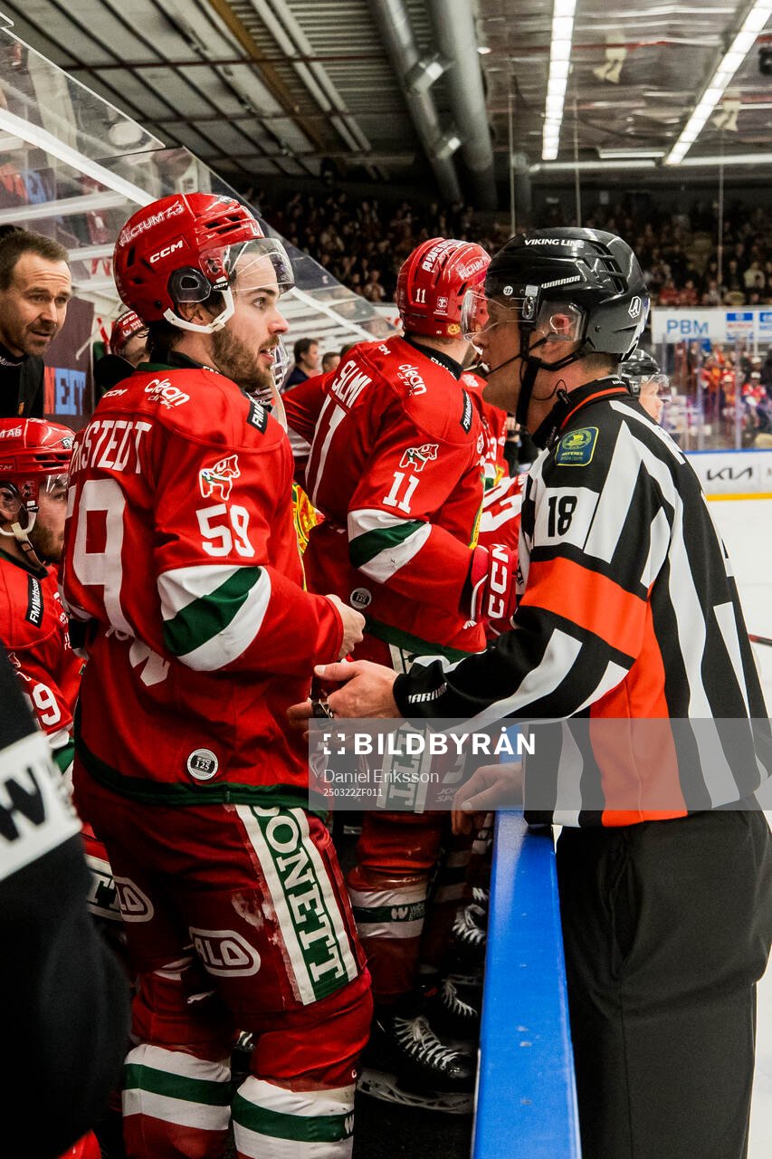 Moras Arvid Degerstedt och Domare Mikael Nord
