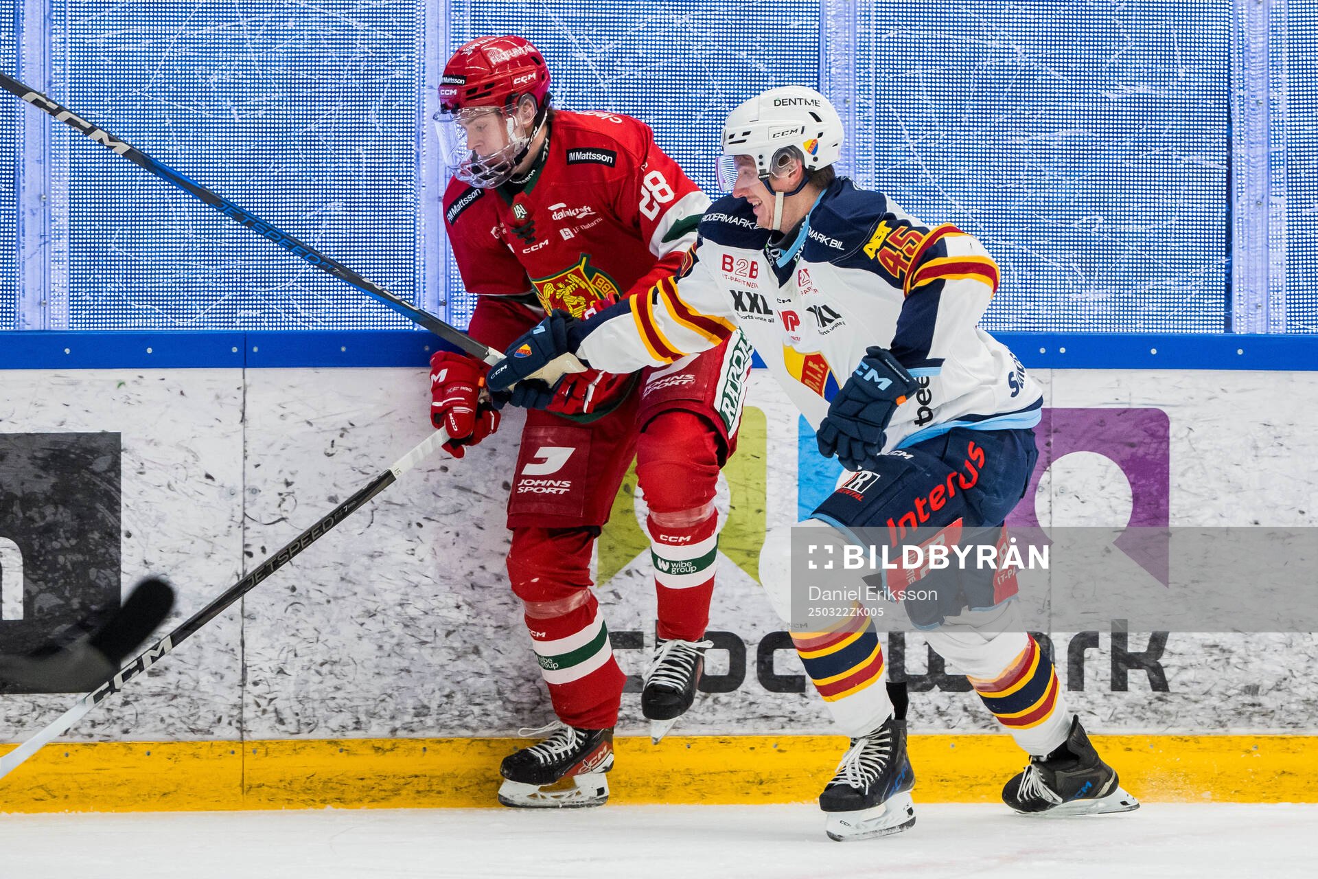 Moras Gabriel Säll och Djurgårdens Hugo Blixt