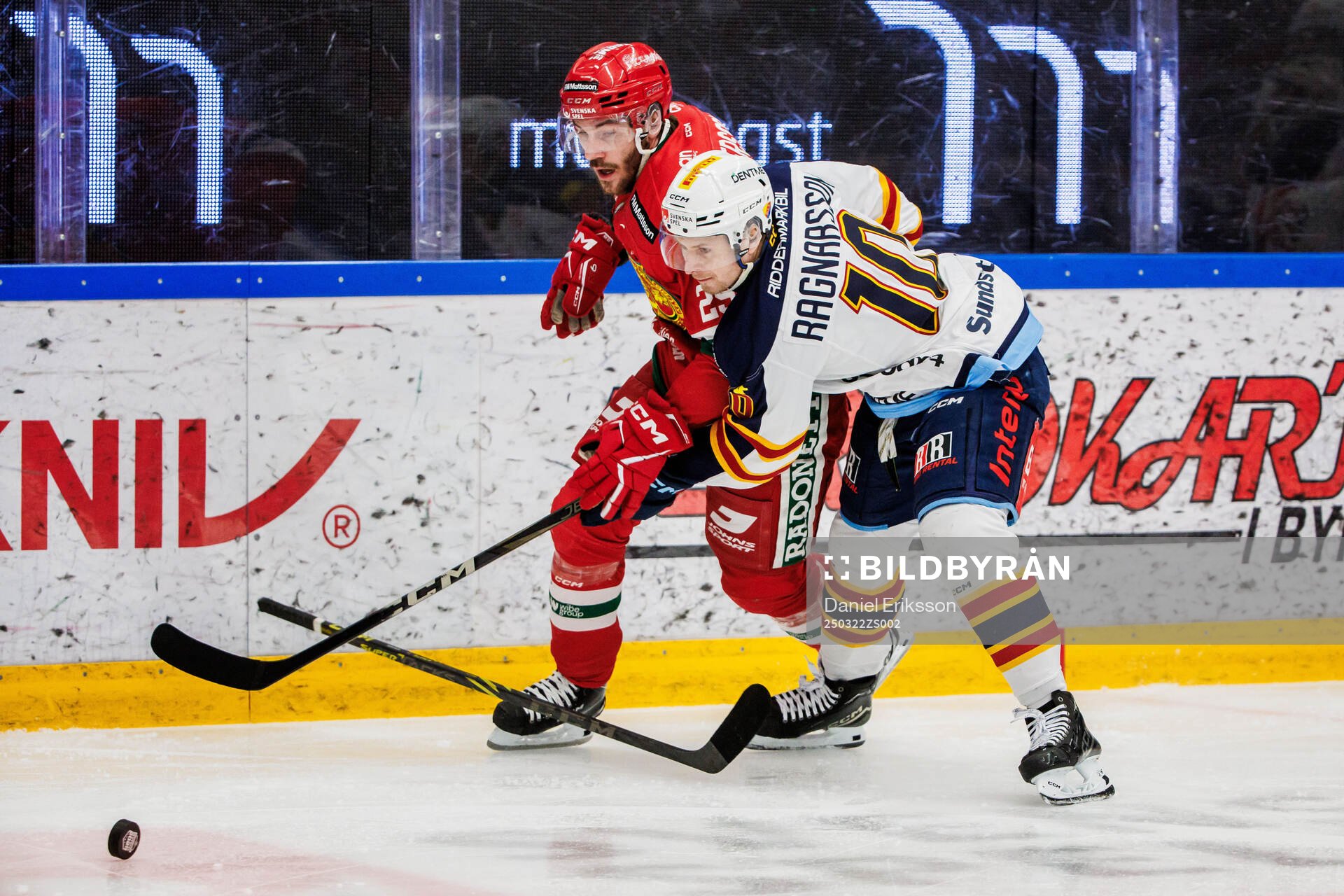 Moras Johan Persson och Djurgårdens Jakob Ragnarsson