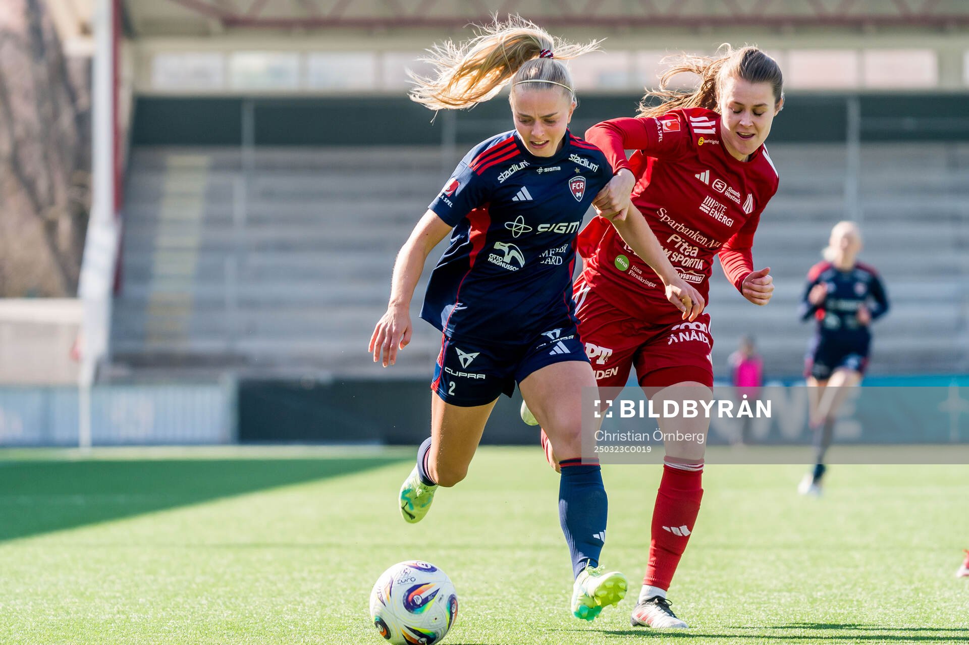 Rosengårds Emilie Woldvik och Piteås Maja Green
