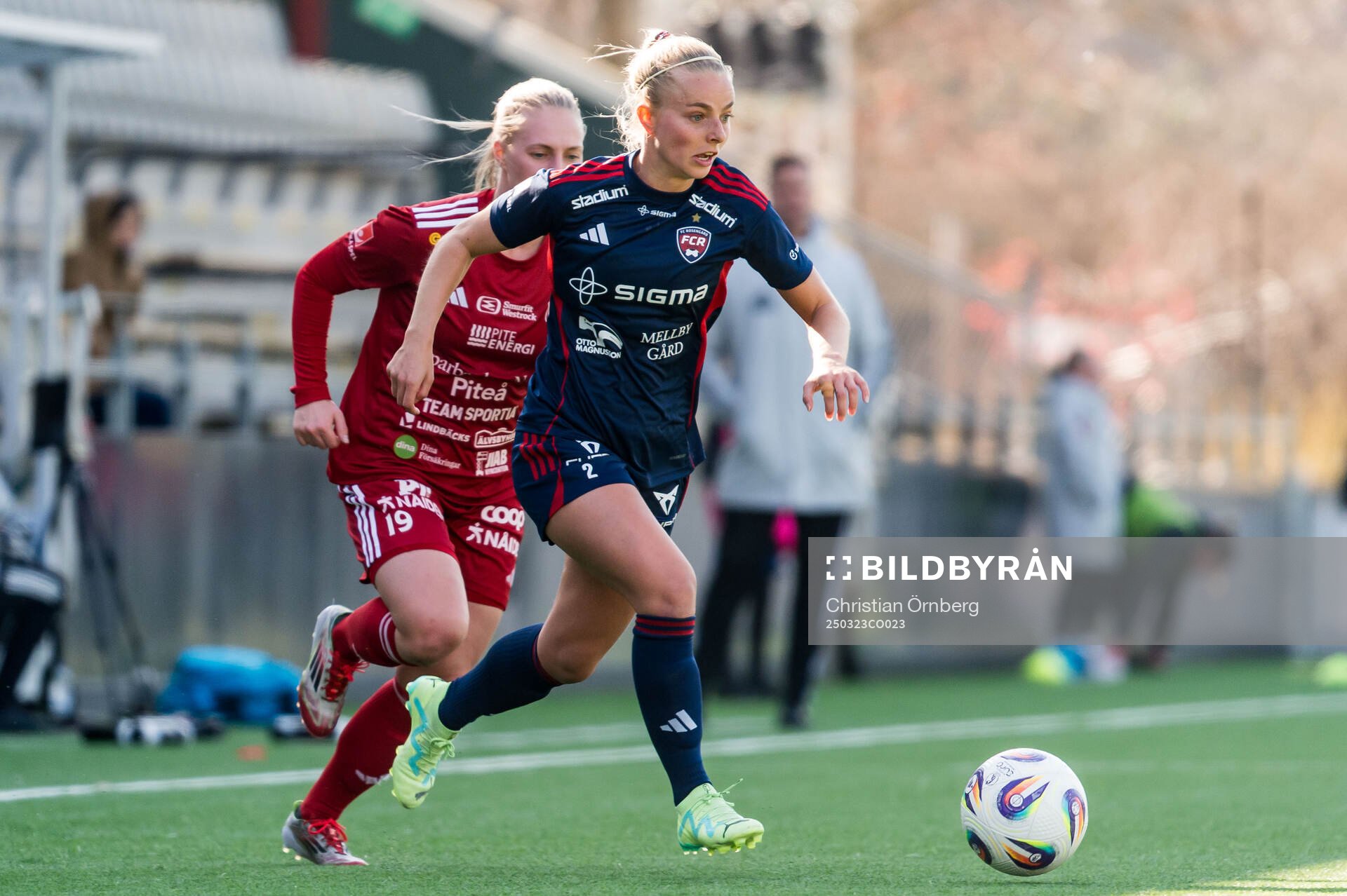 Rosengårds Emilie Woldvik och Piteås Emma Viklund