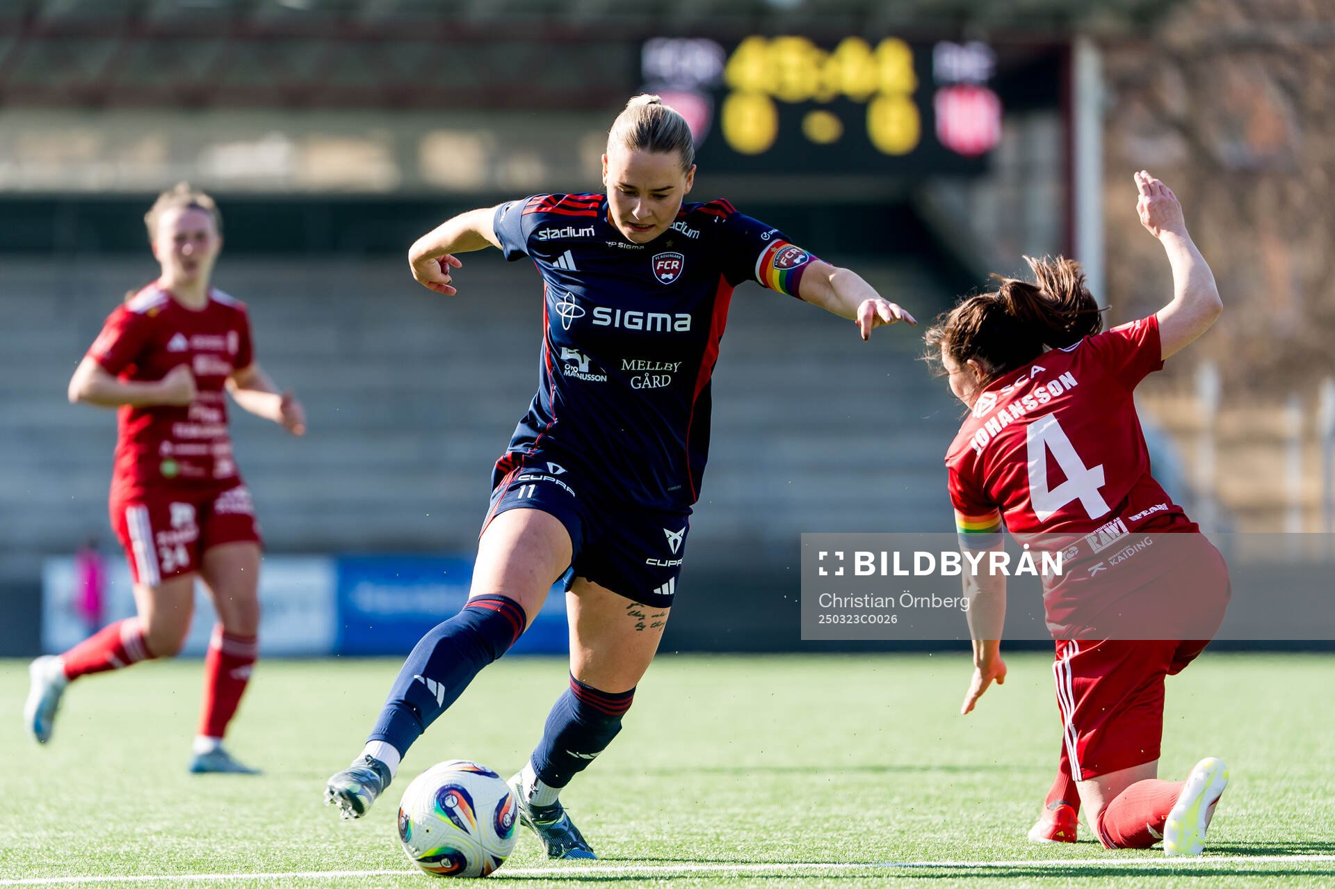 Rosengårds Emma Jansson och Piteås Josefin Johansson