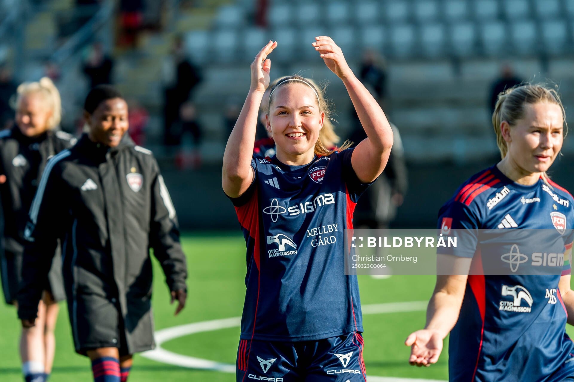Rosengårds Oona Sevenius jublar