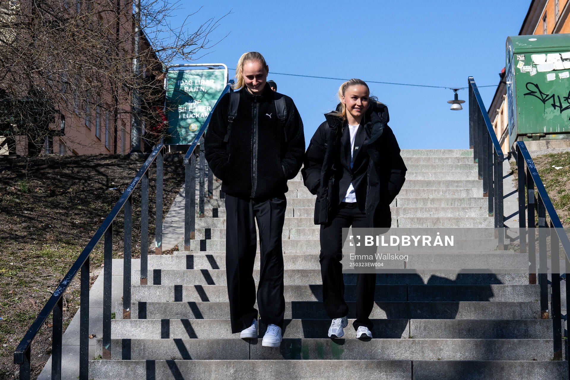 Hammarbys Emilie Bragstad och Anna Jøsendal