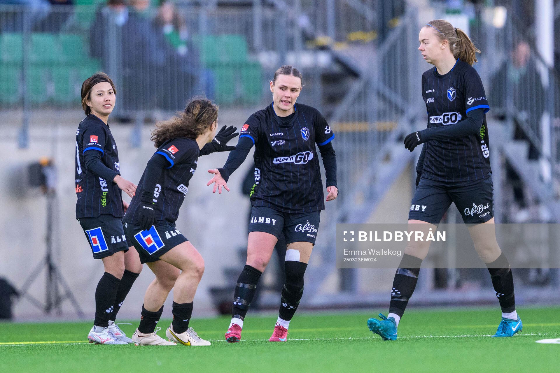 Växjö DFFs Maja Bodin jublar