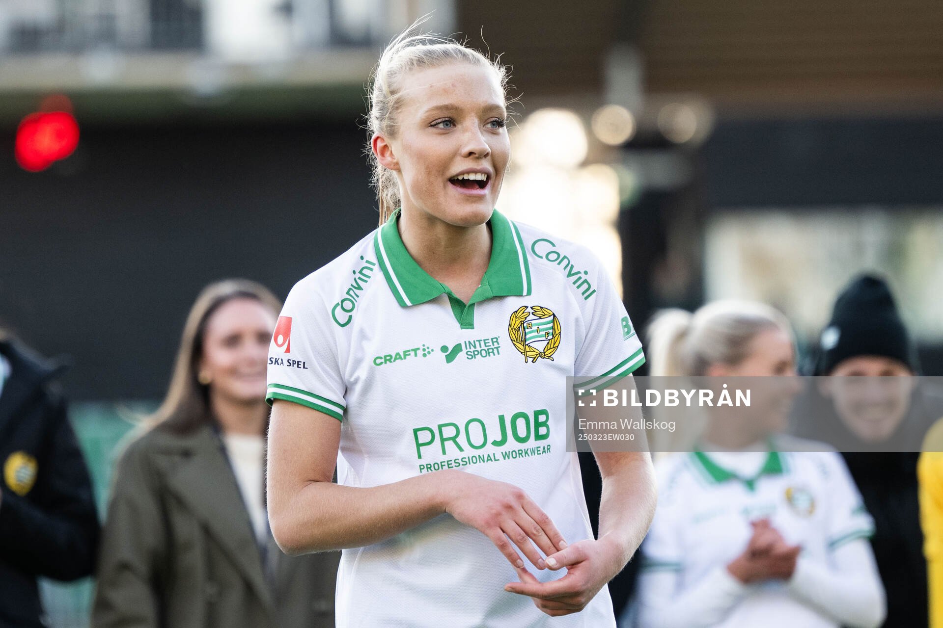 Hammarbys Smilla Holmberg jublar