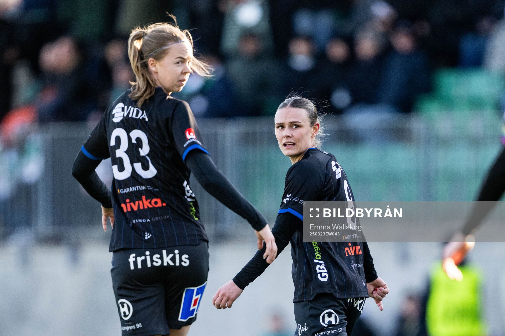 Växjö DFFs Elin Nilsson och Maja Bodin
