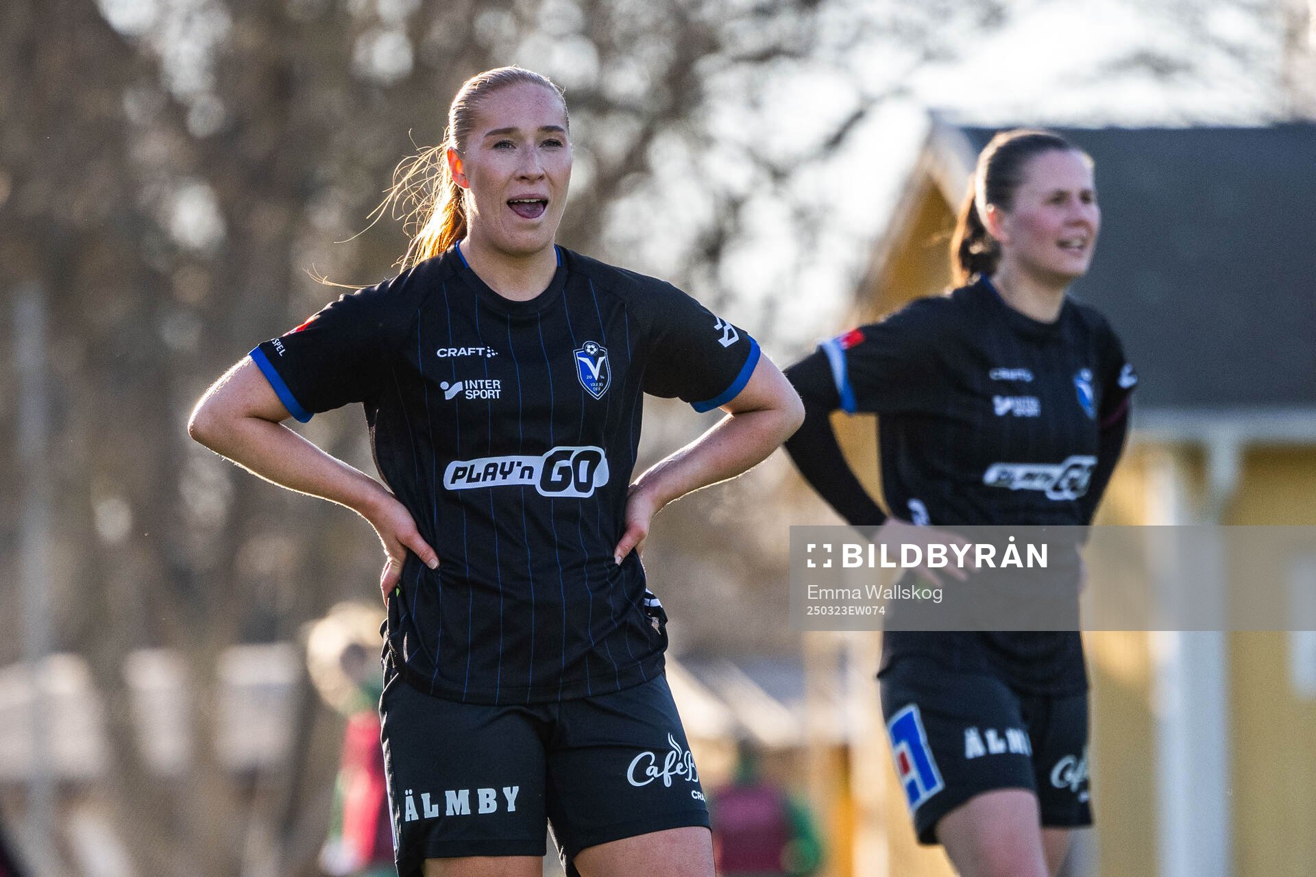 Växjö DFFs Tilde Johansson deppar