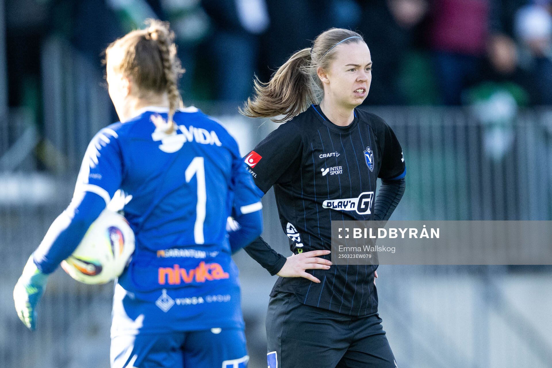 Växjö DFFs Elin Nilsson deppar