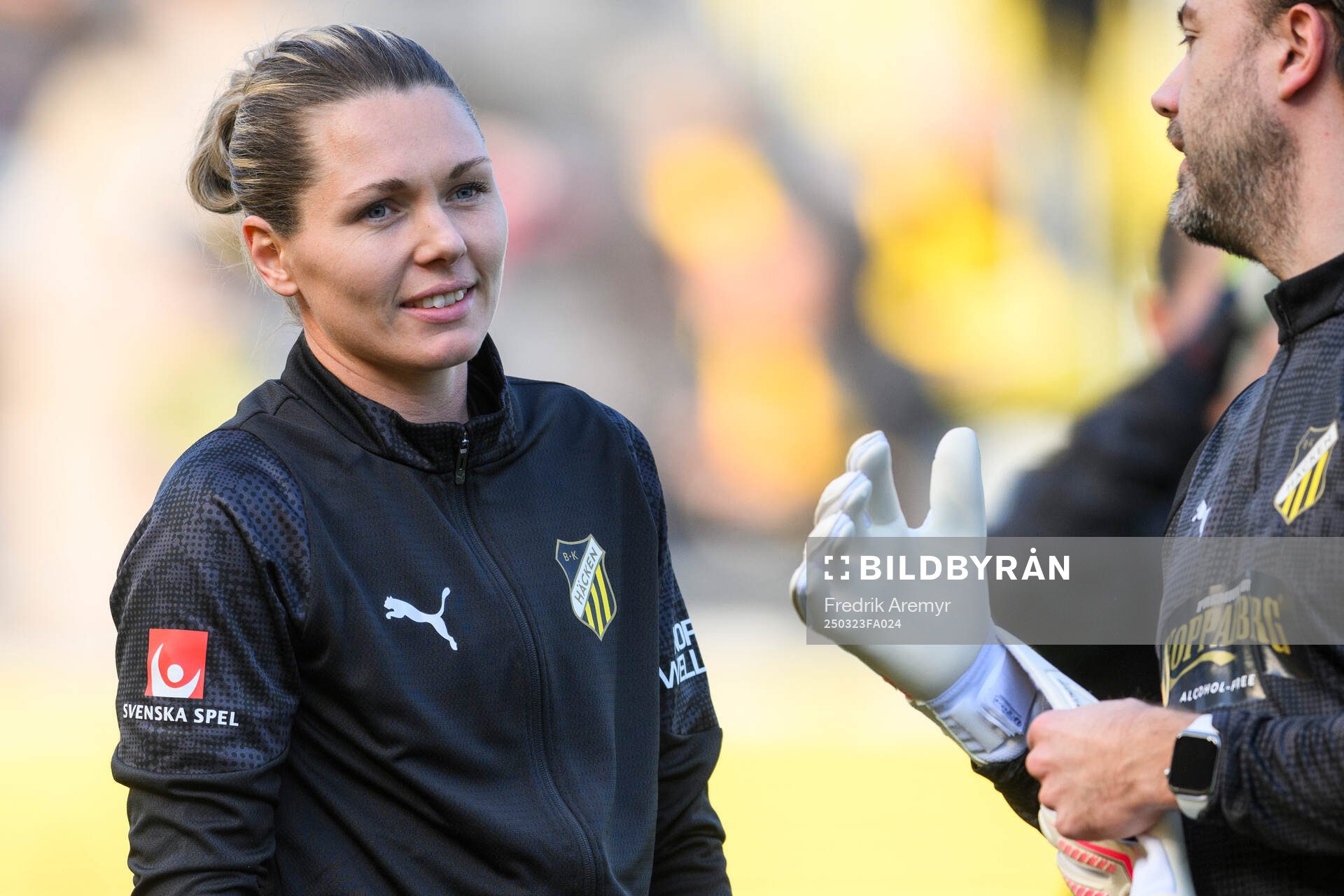 Häckens målvakt Jennifer Falk