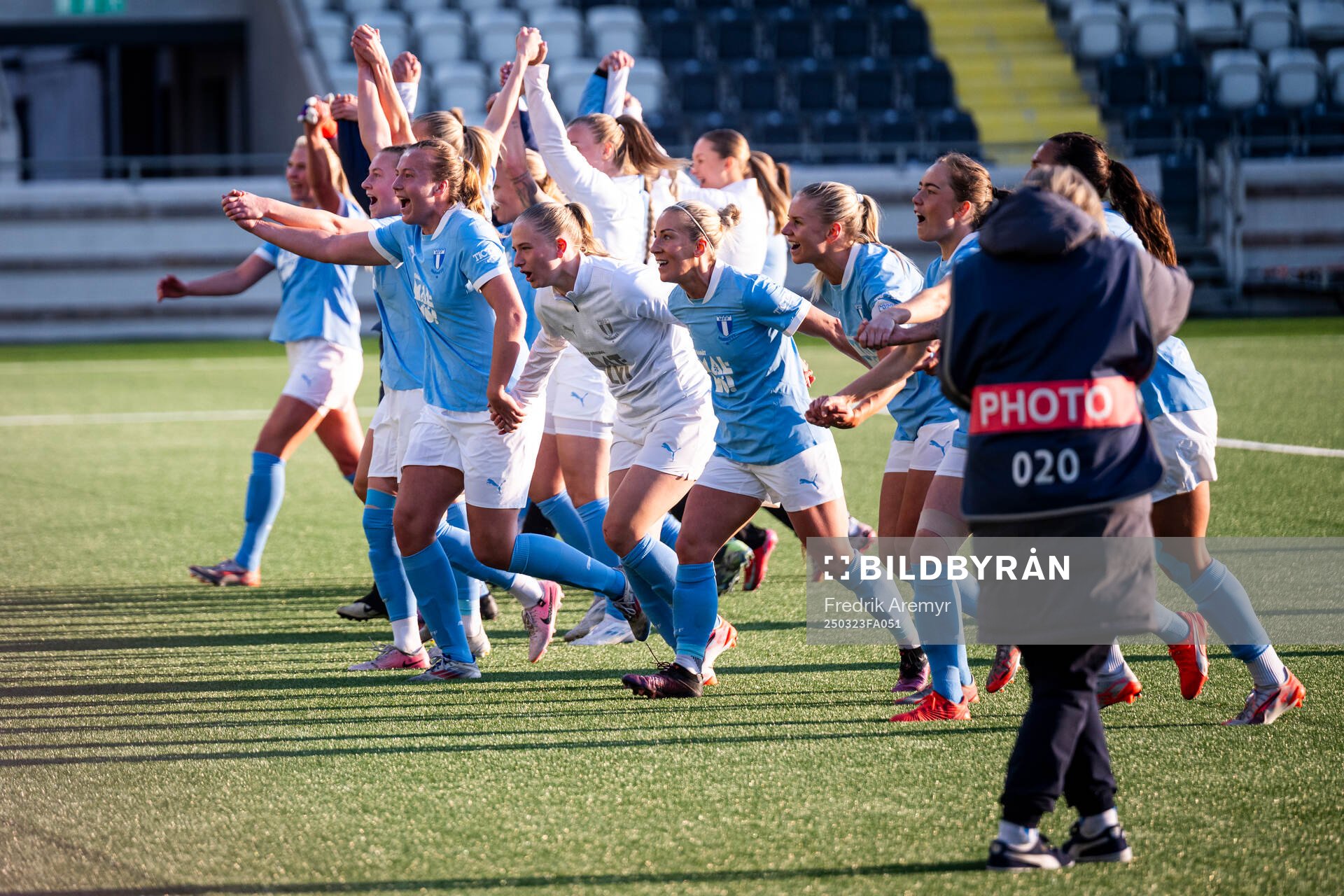 Malmö FFs spelare jublar