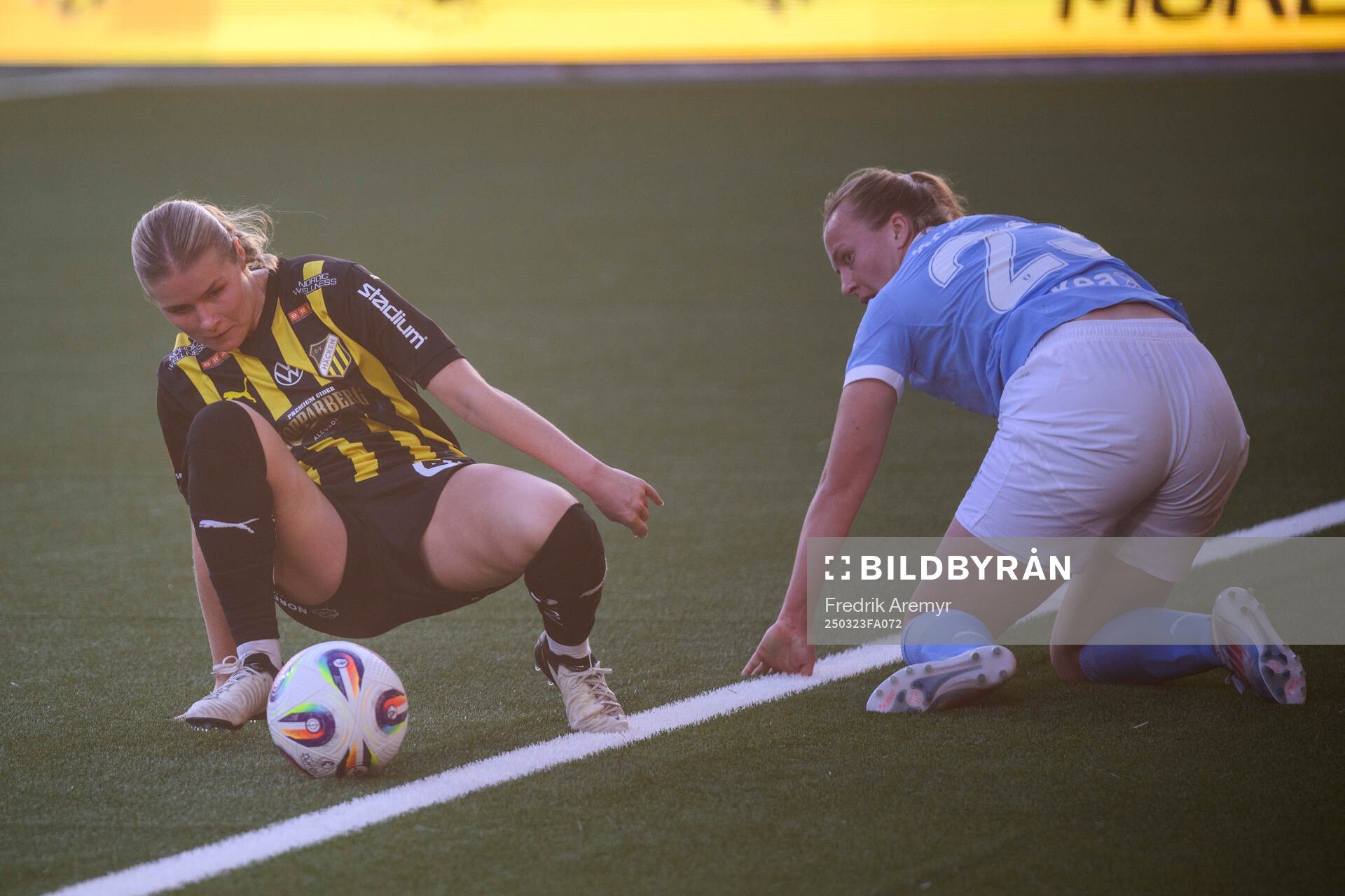 Häckens Emilie Byrnak och Malmös Sara Kanutte Fornes