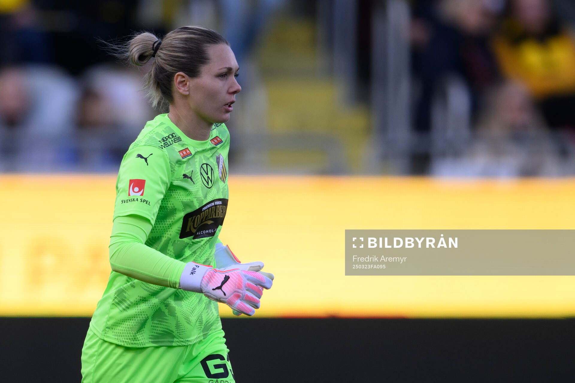 Häckens målvakt Jennifer Falk