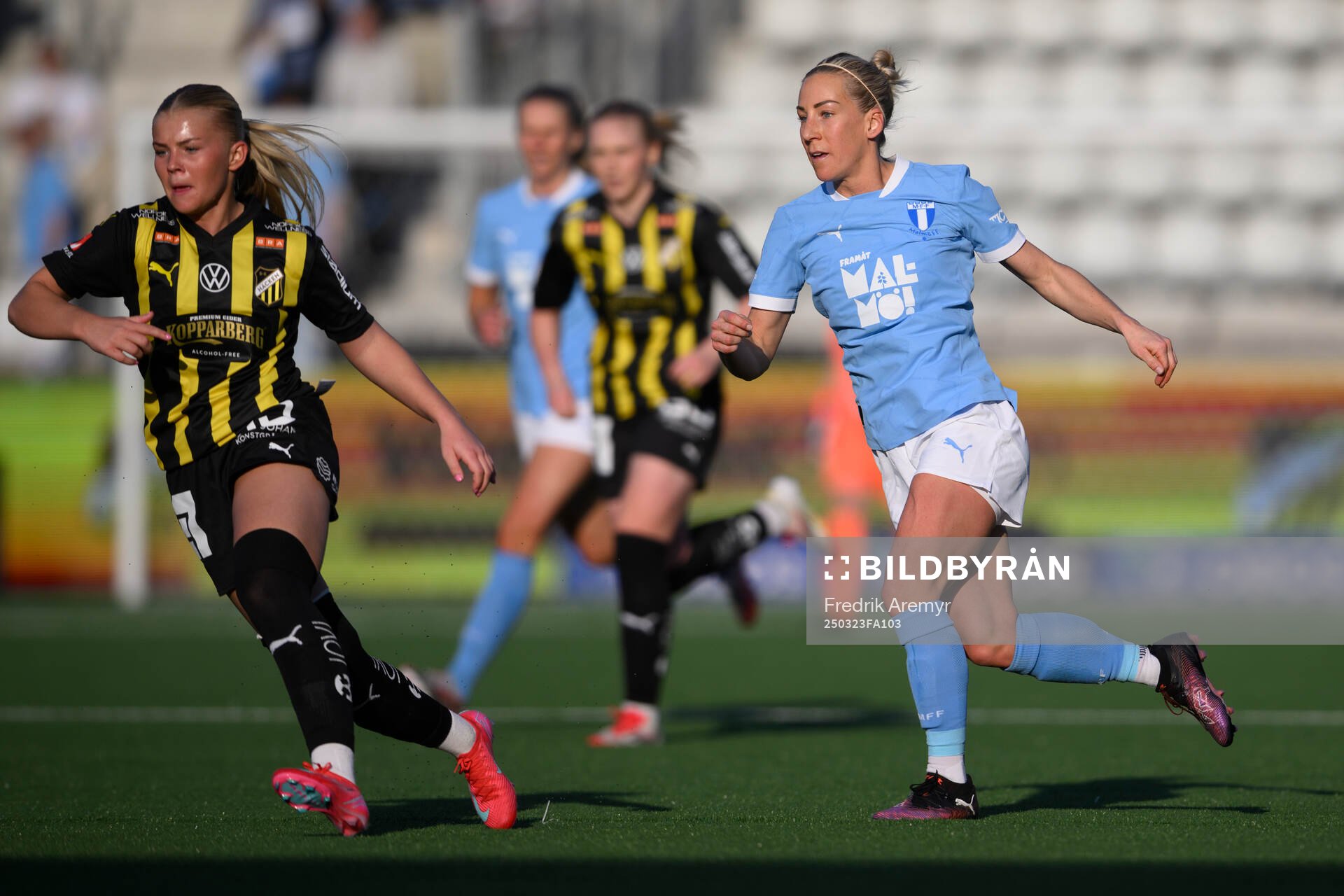 Häckens Matilda Nildén och Malmös Mia Persson