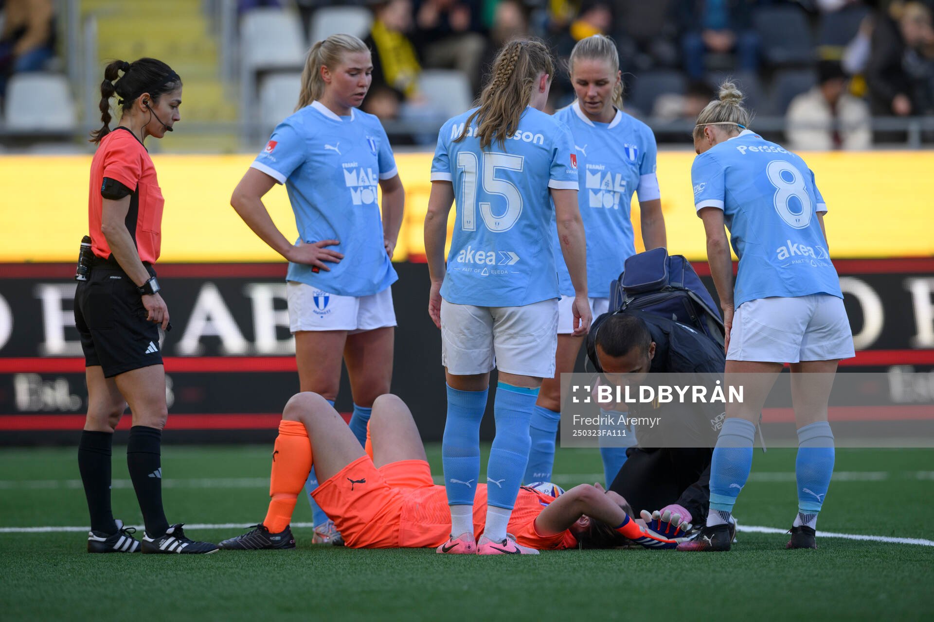 Malmös målvakt Moa Öhman har ont