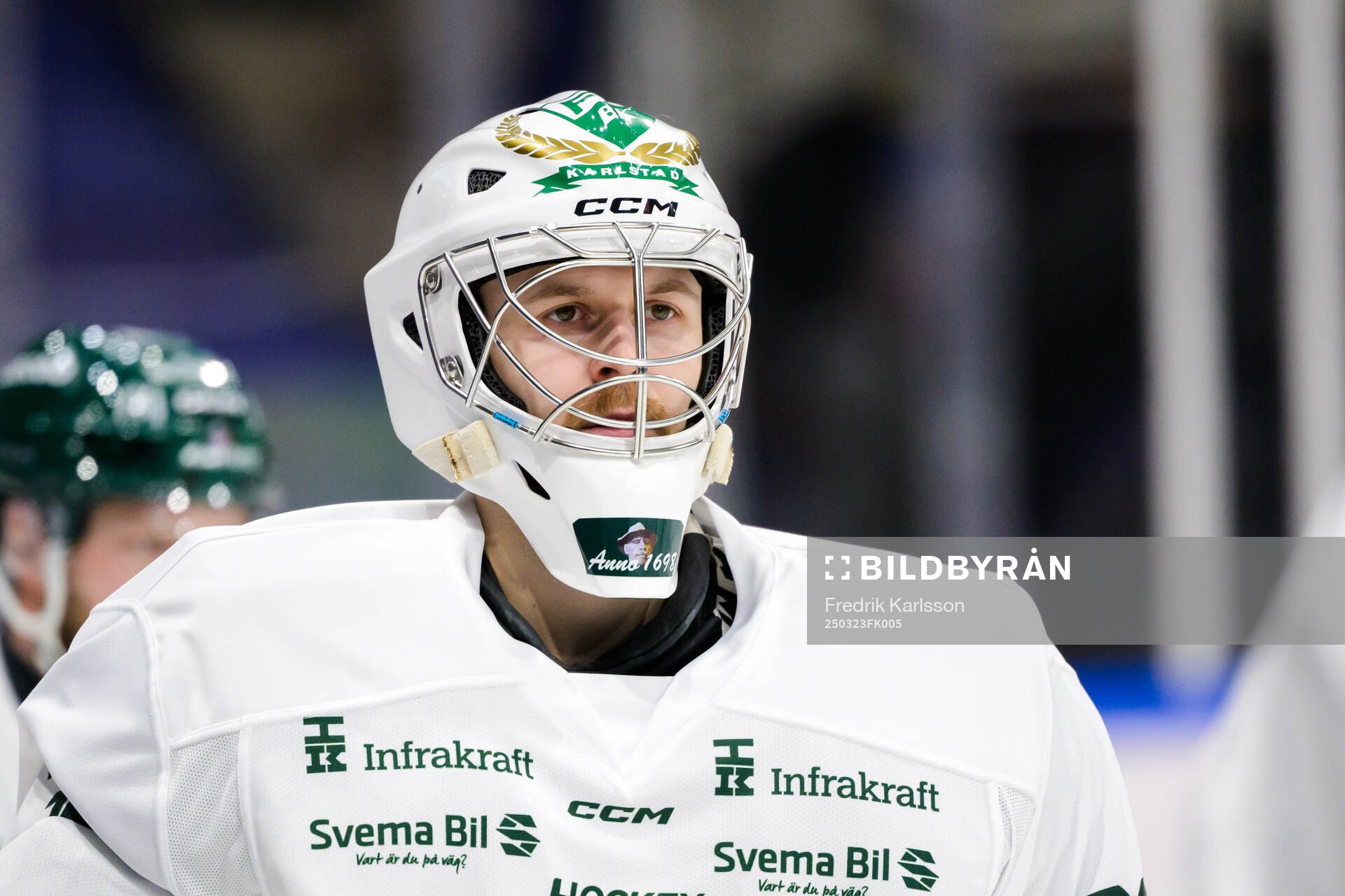 Färjestads målvakt Jörgen Hanneborg