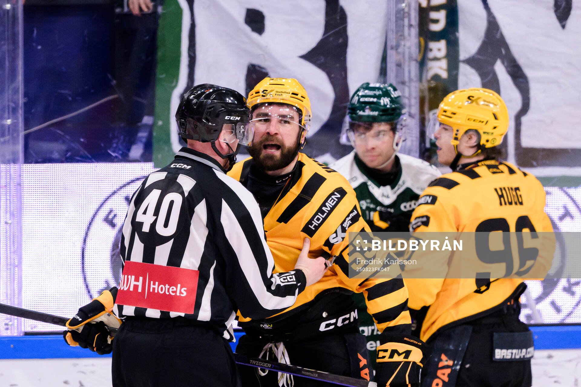 Skellefteås Luke Witkowski och Färjestads Viktor Lodin