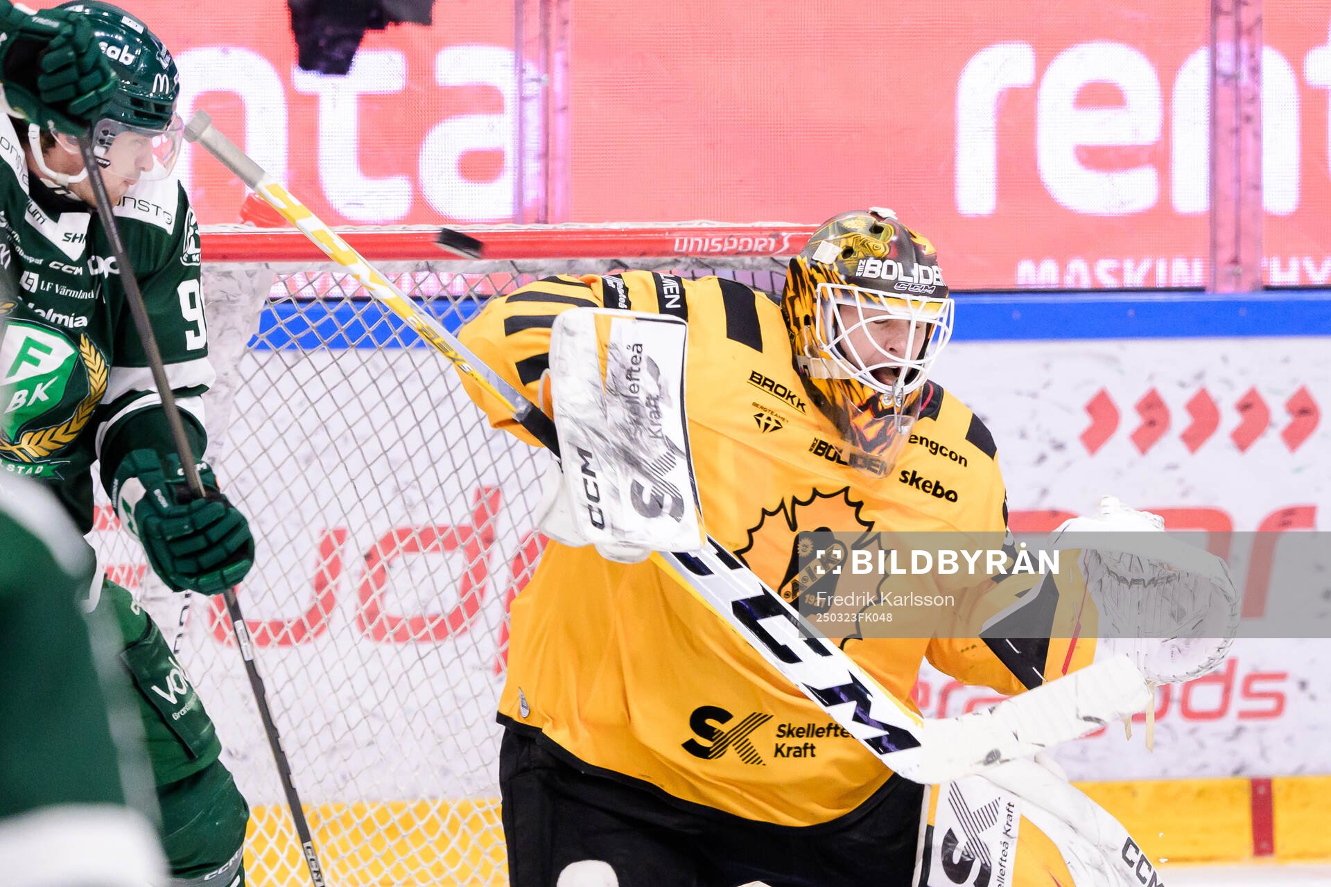 Skellefteås målvakt Linus Söderström