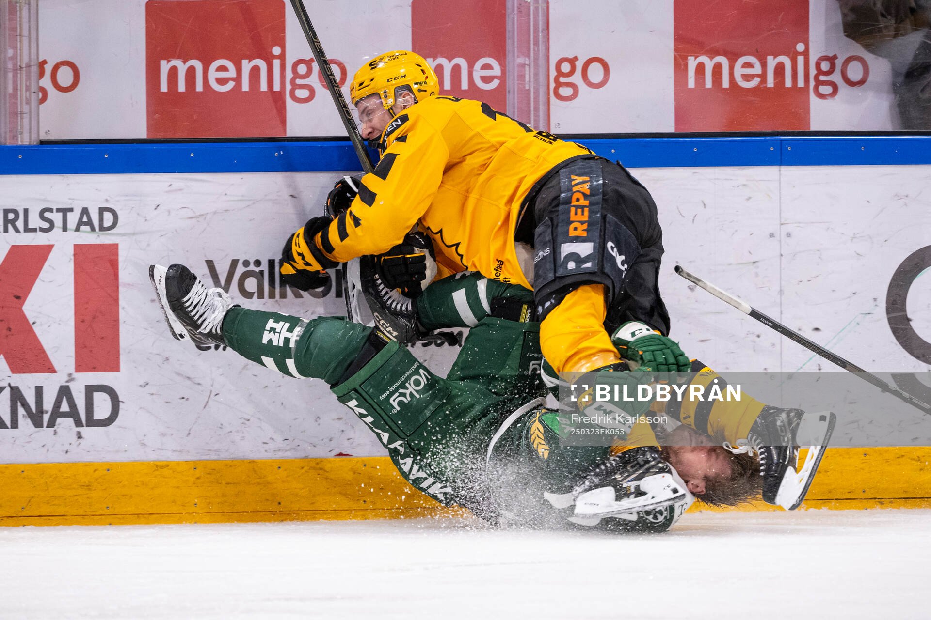 Skellefteås Pär Lindholm och Färjestads Oskar Steen