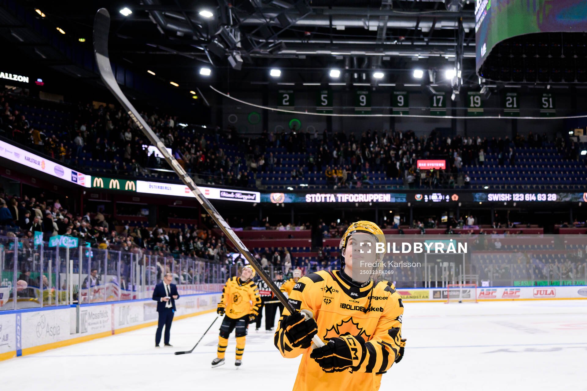 Skellefteås Axel Sandin Pellikka jublar