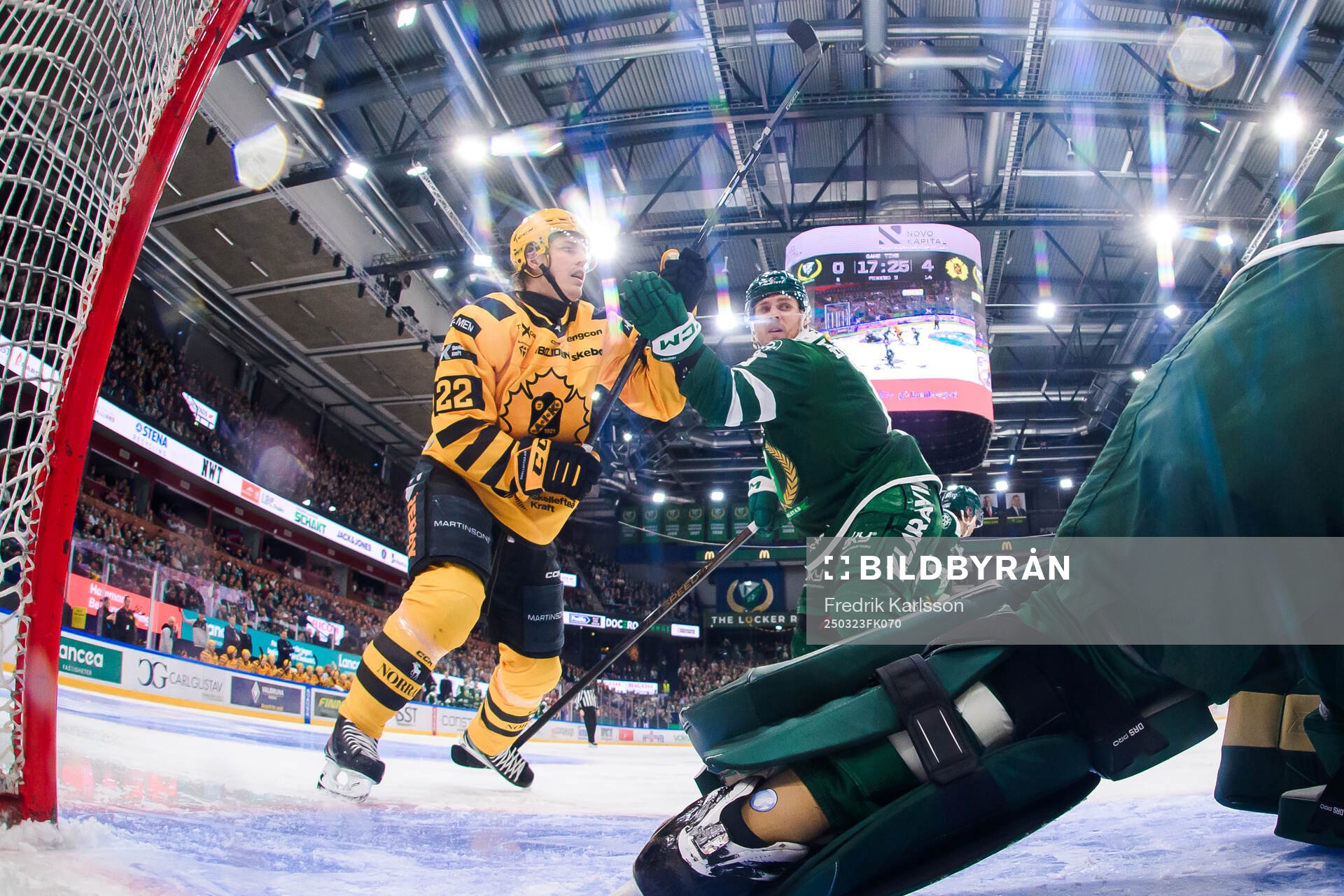 Skellefteås Jonathan Johnson och Färjestads Joel Kellman