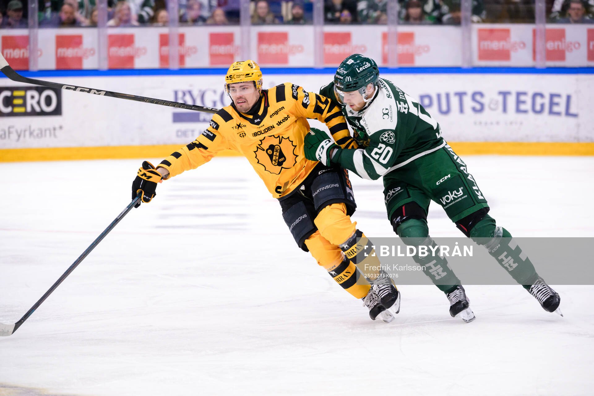 Skellefteås Andreas Johnson och Färjestads Marcus