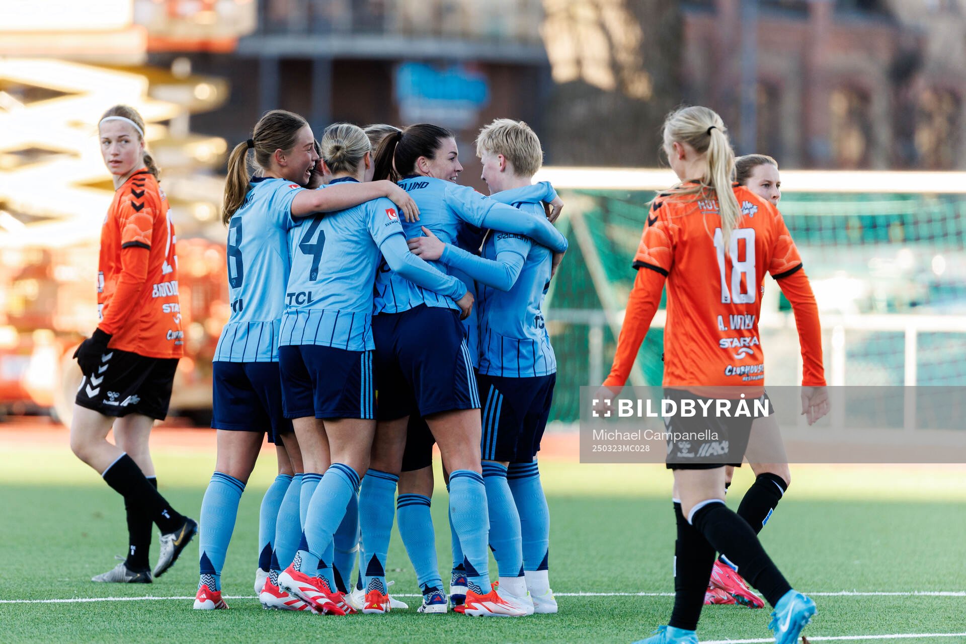 Djurgårdens Urara Watanabe jublar
