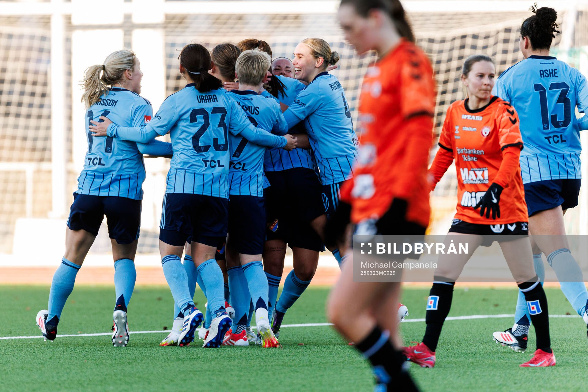 Djurgårdens spelare jublar