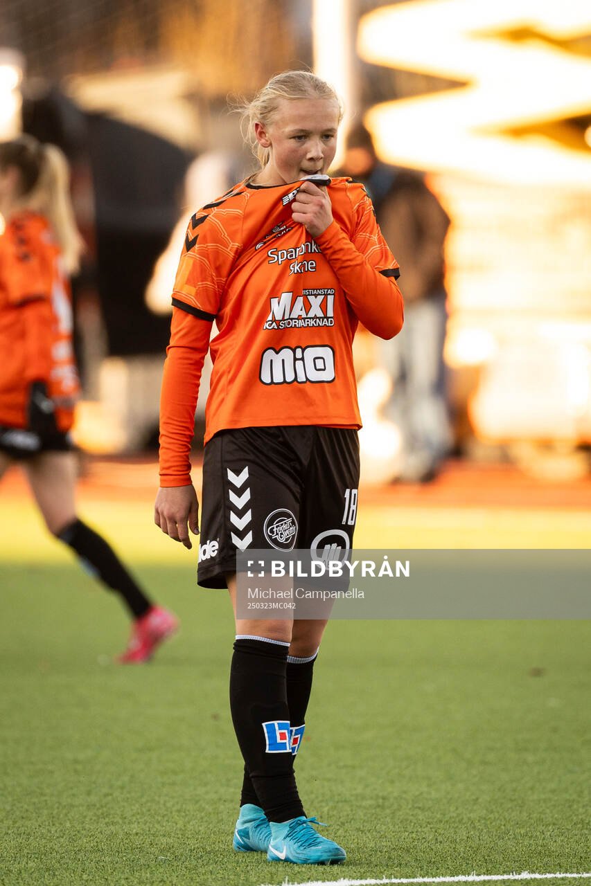 Kristianstads Filippa Andersson Widén deppar