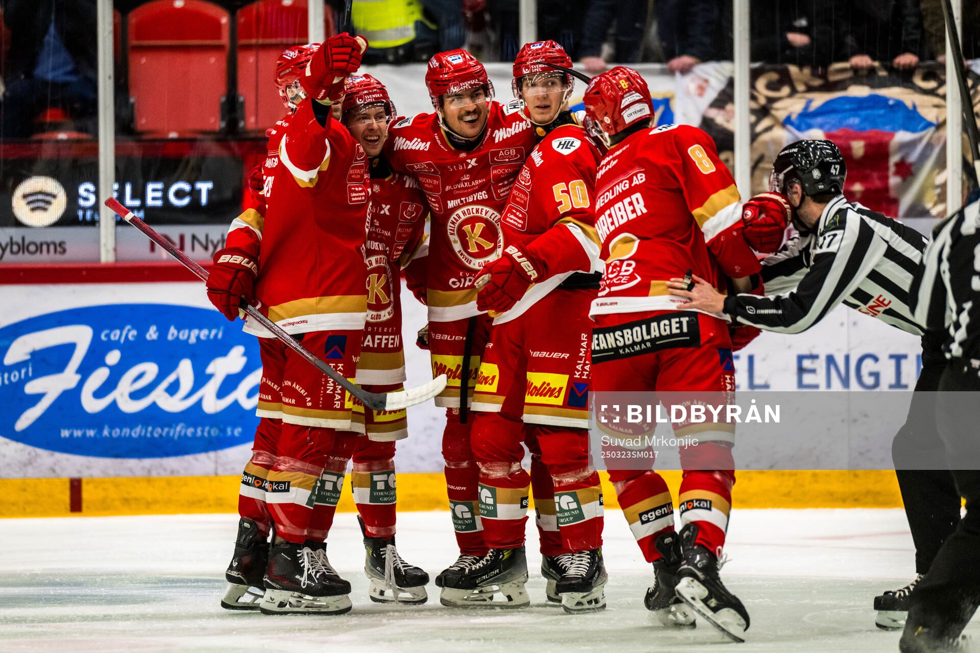 Kalmars Albin Nilsson jublar