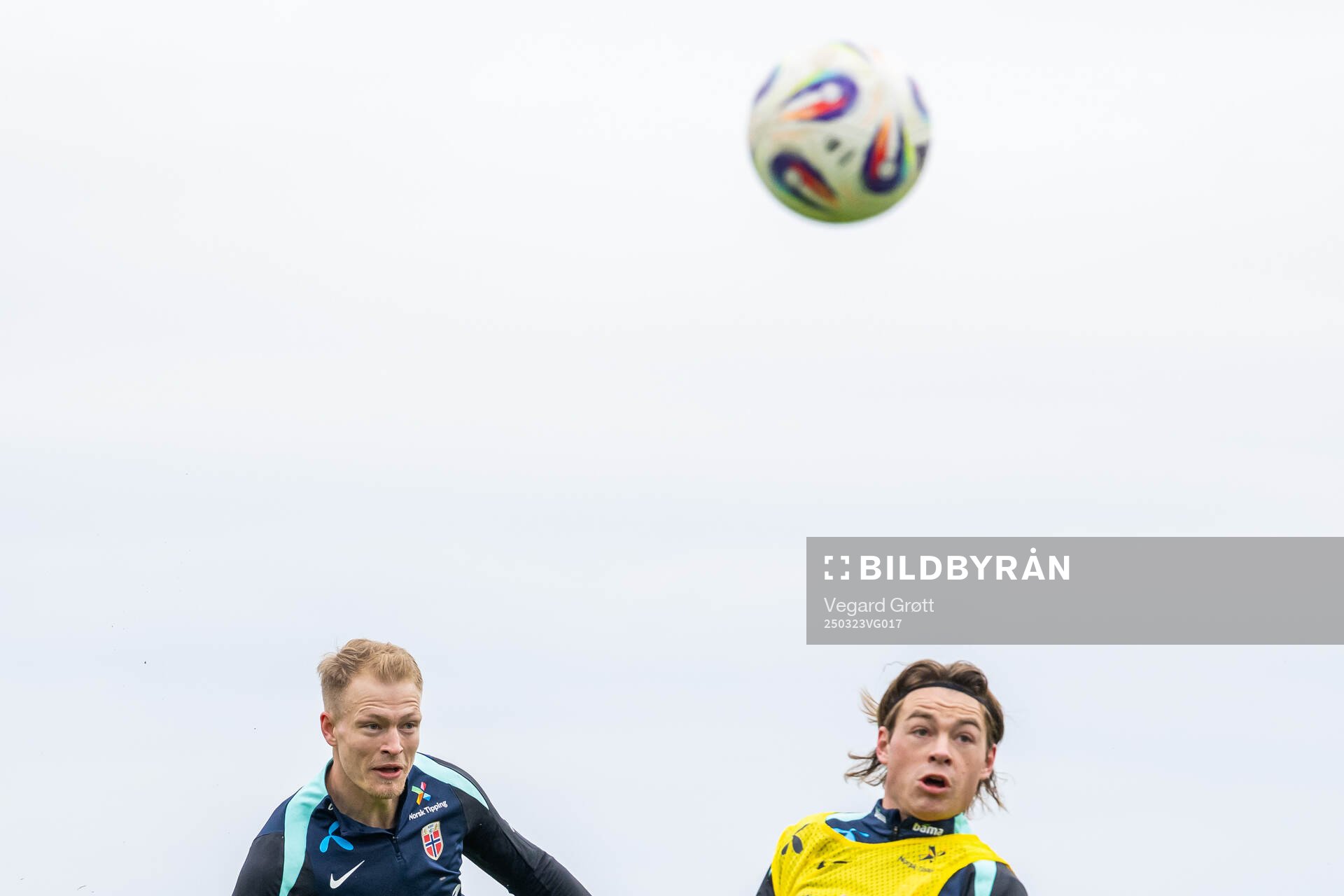 Andreas Hanche-Olsen and Patrick Berg of the Norwegian