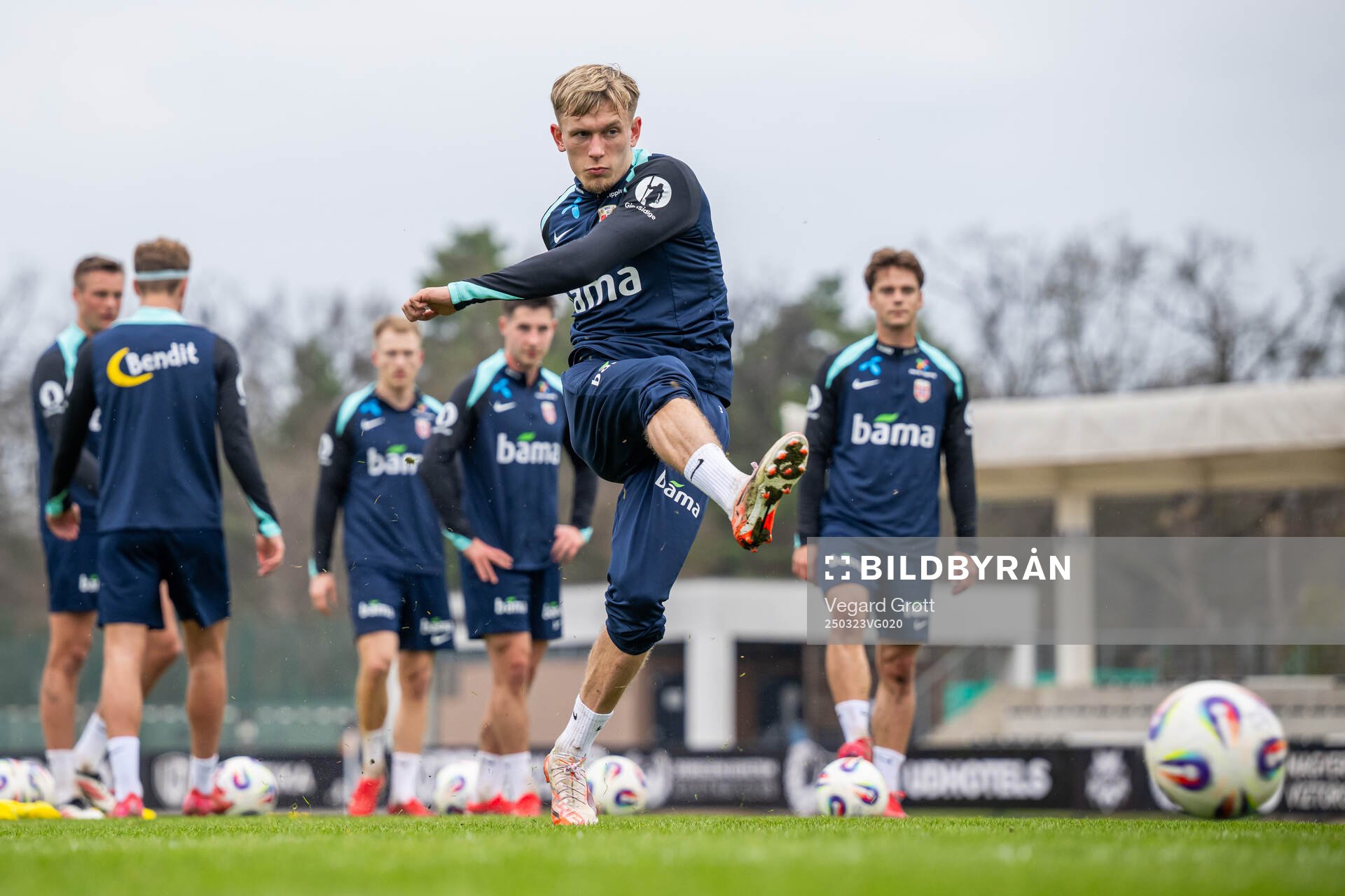 Marcus Holmgren Pedersen of the Norwegian national football