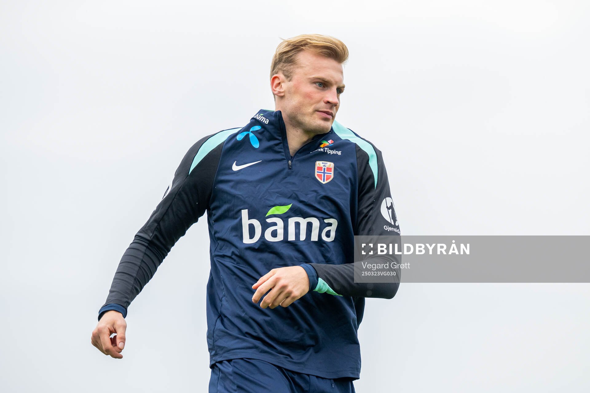 Sondre Langås of the Norwegian national football team