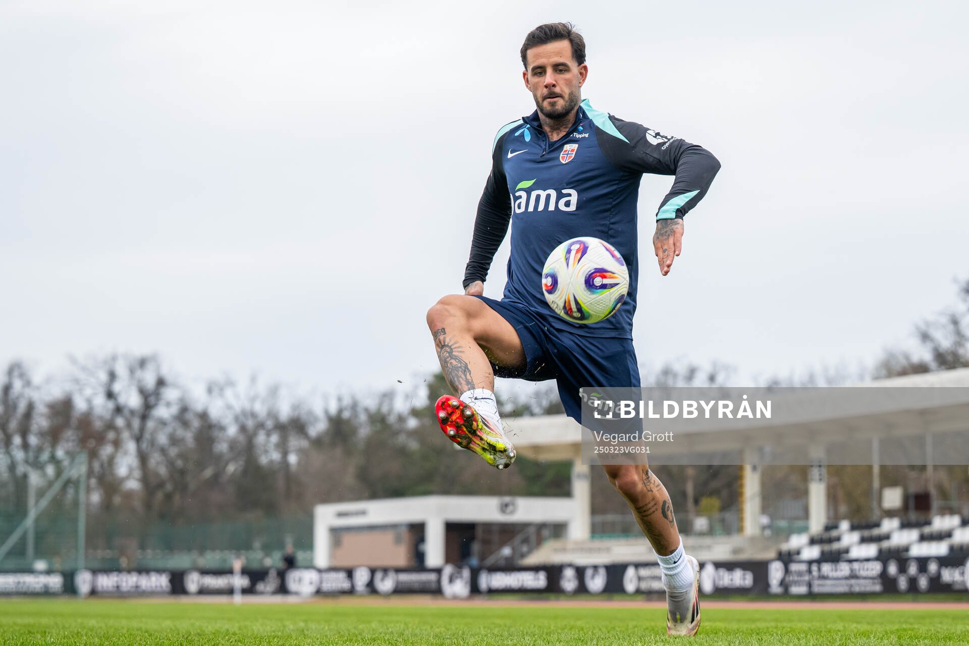 Aron Dønnum of the Norwegian national football team