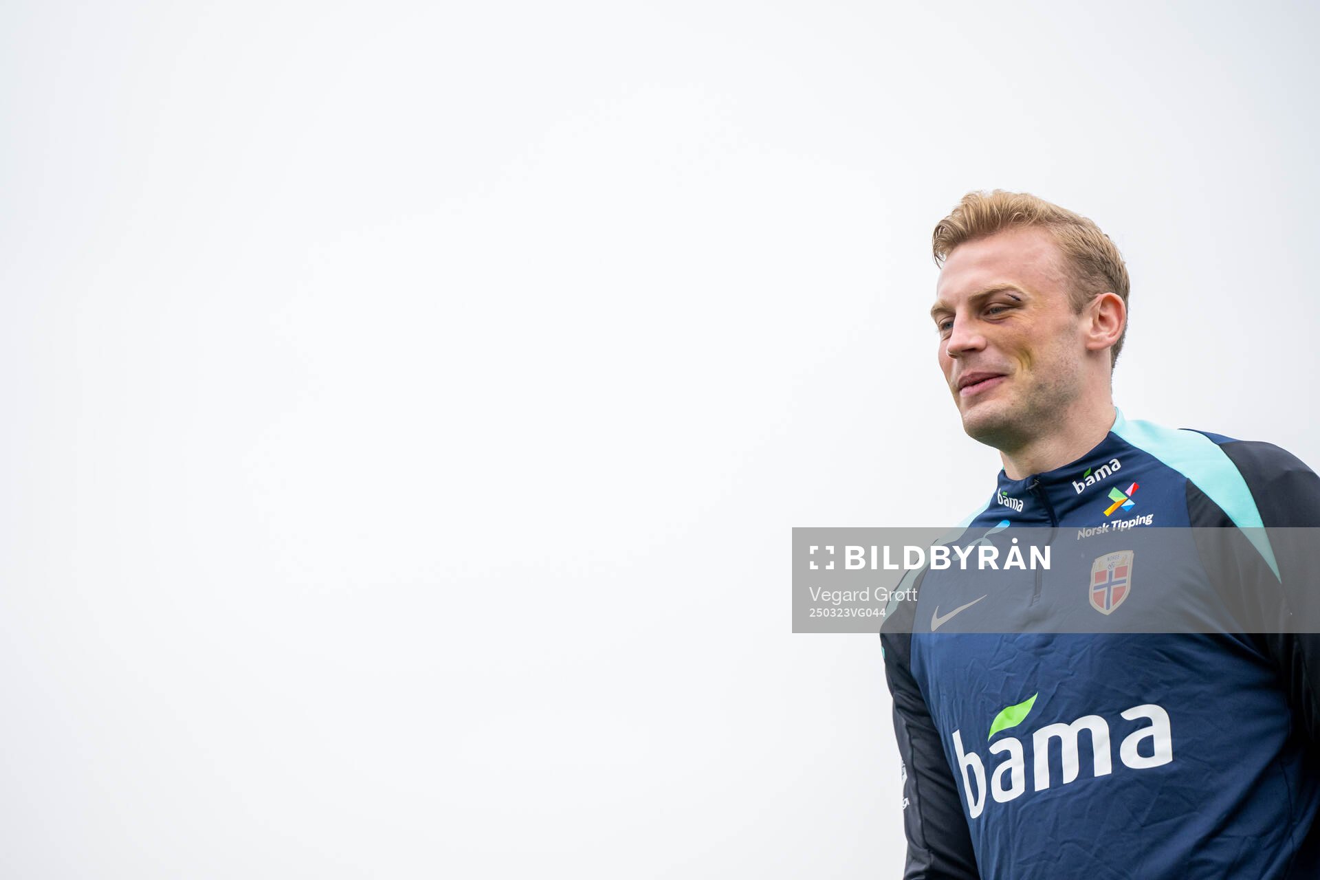 Sondre Langås of the Norwegian national football team